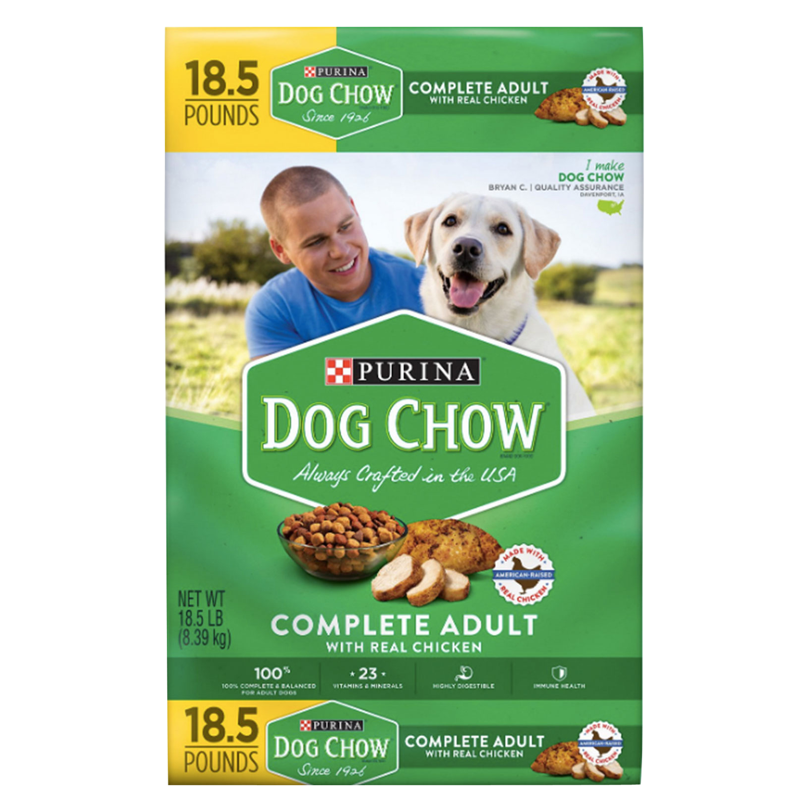 Purina Dog Chow Complete Adult Dry Dog Food 18.5lb