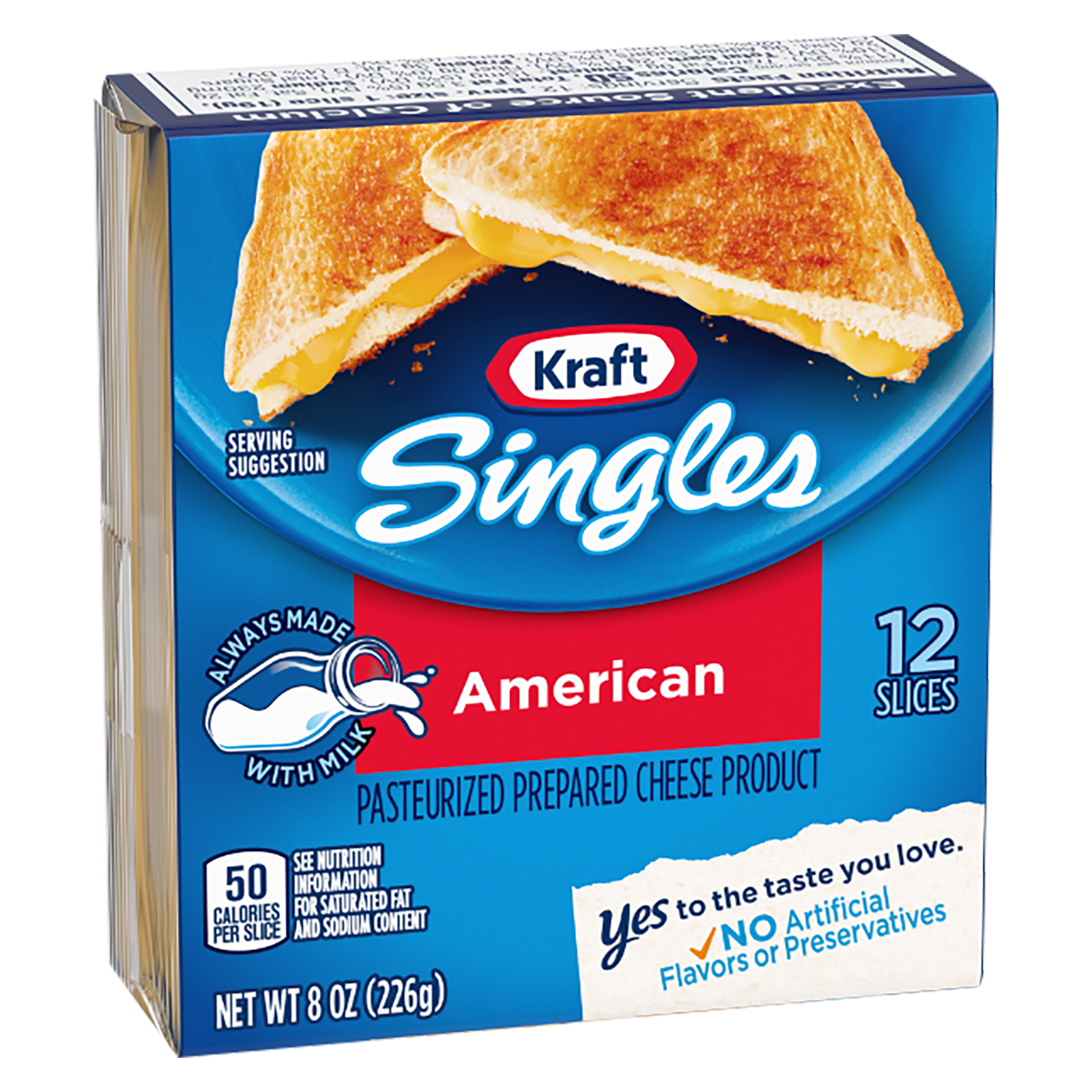 Kraft Singles American Cheese Slices - 12ct/8oz