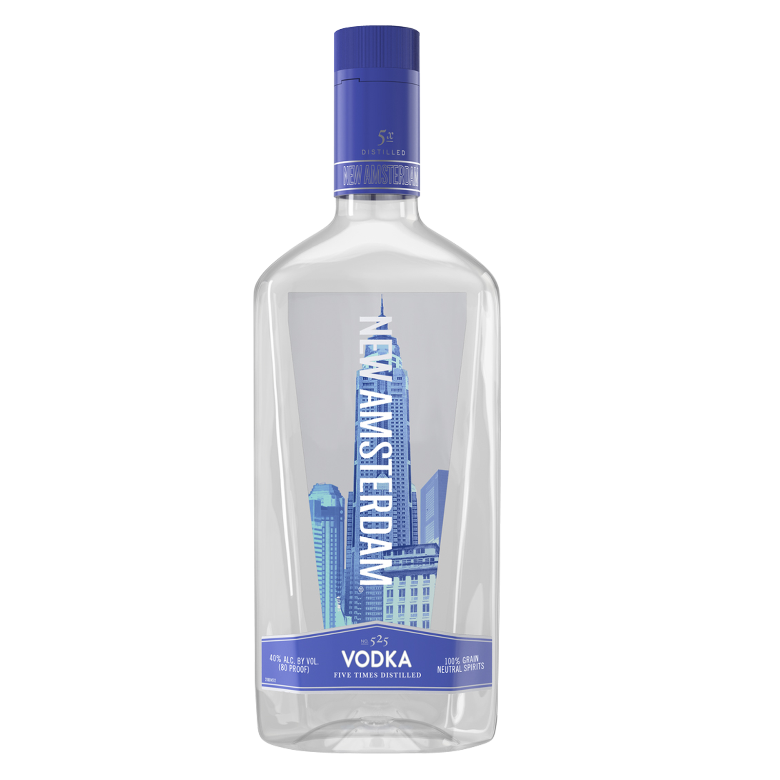 New Amsterdam Vodka Plastic 750ml (80 Proof)