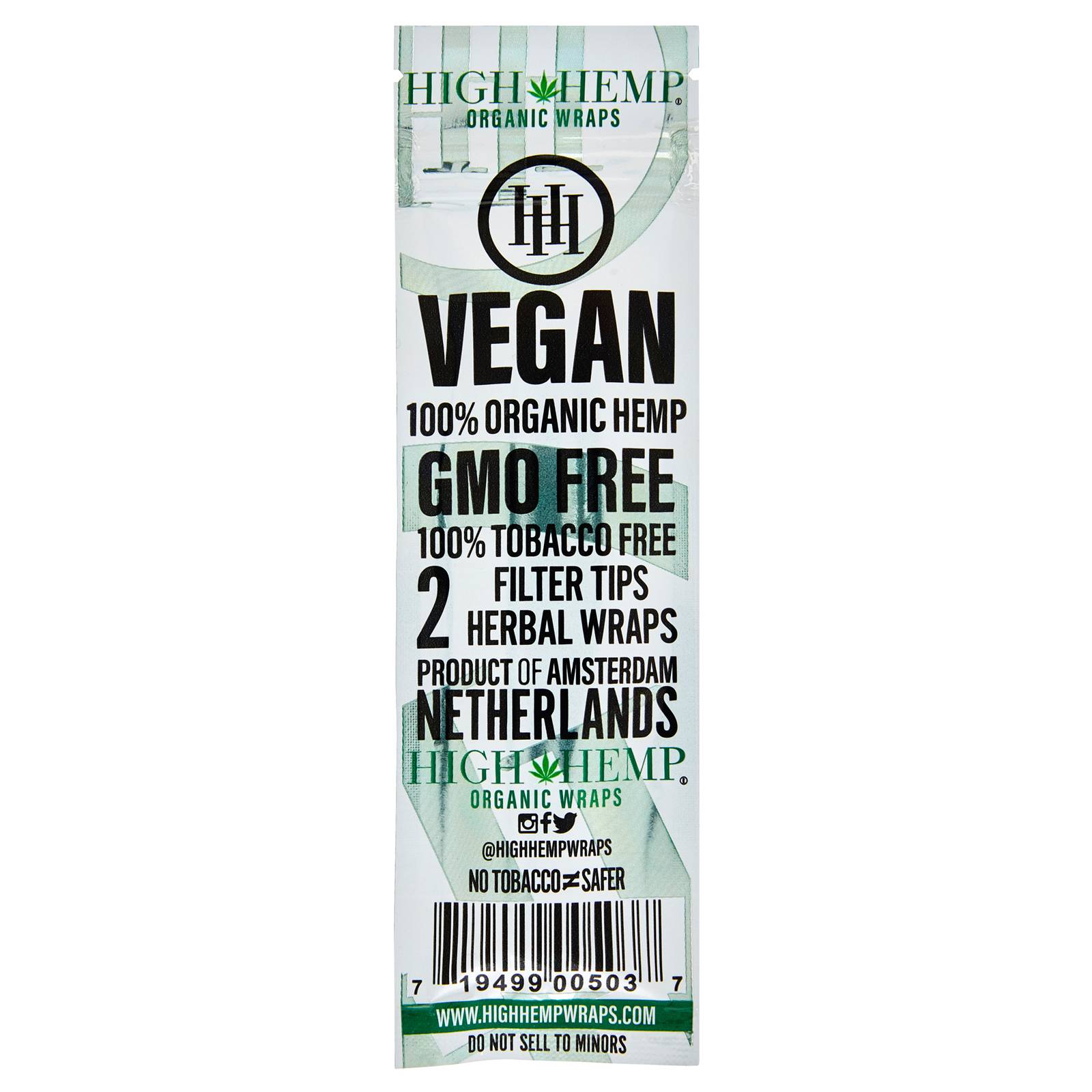 High Hemp Organic Original Wraps 2ct