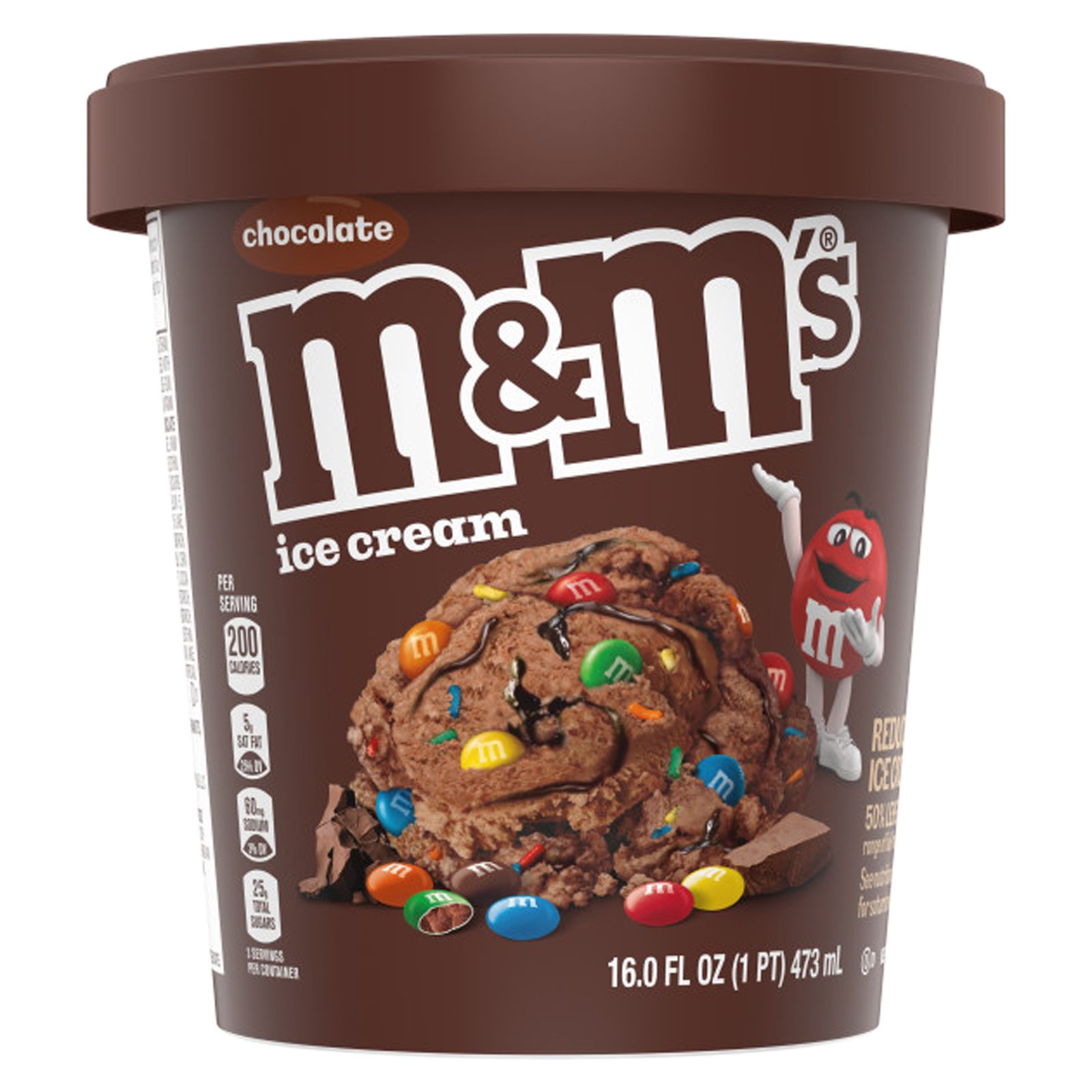 M&M's Chocolate Ice Cream with Mini M&M's Pint