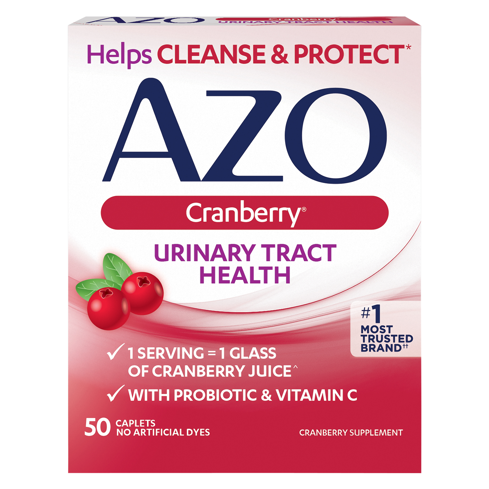 AZO Cranberry Urinary Tract Health Tablets 50ct
