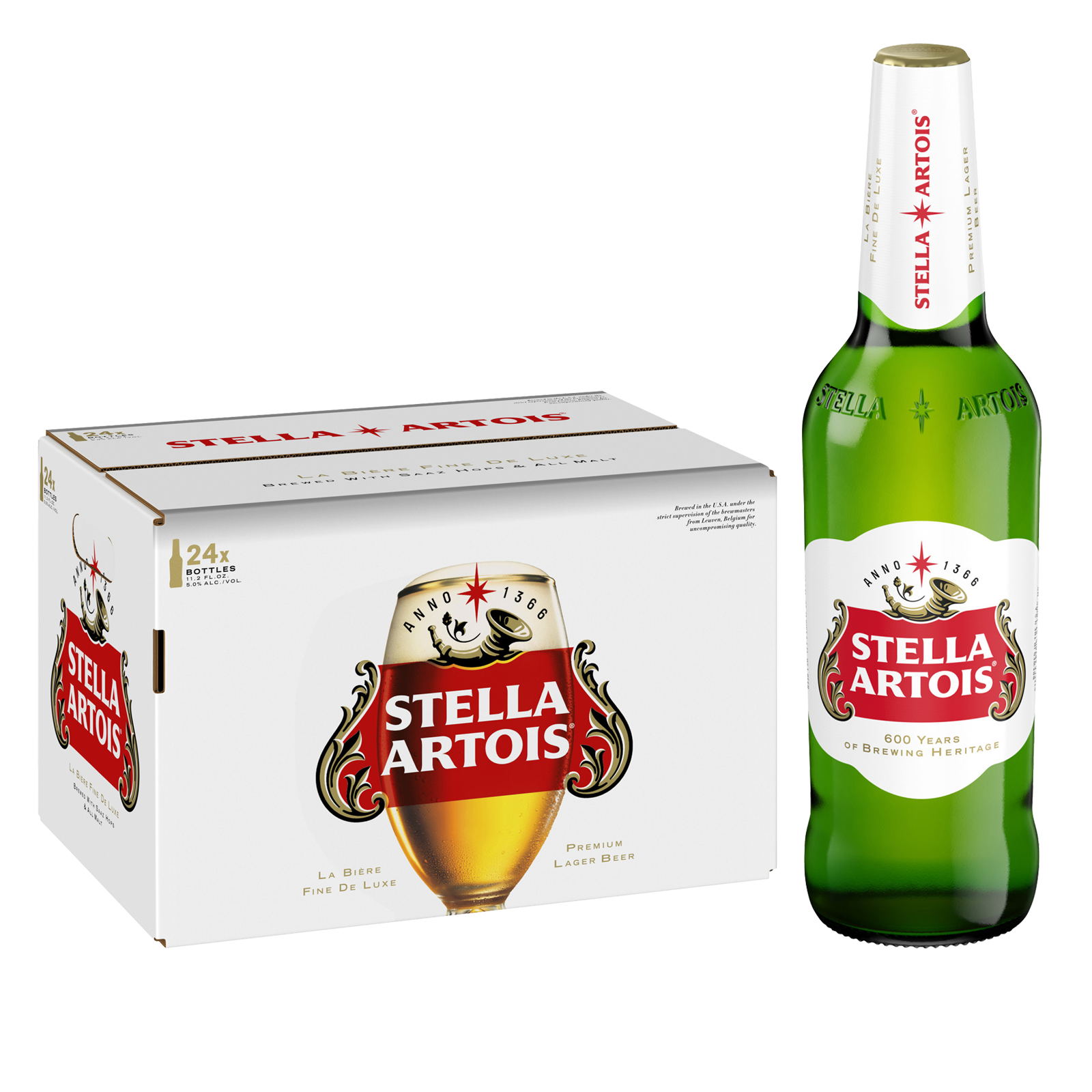 Stella Artois 24pk 11.2oz Btl 5.2% ABV