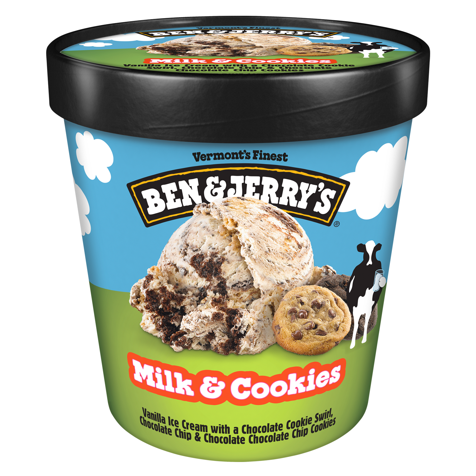 Ben & Jerry's Milk & Cookies Ice Cream Pint