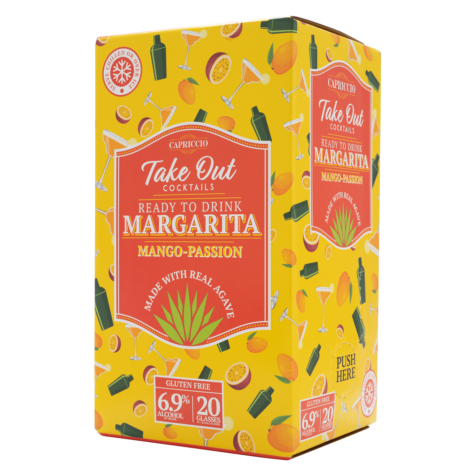 Capriccio Mango Passion Margarita 3L Box 6.9% ABV