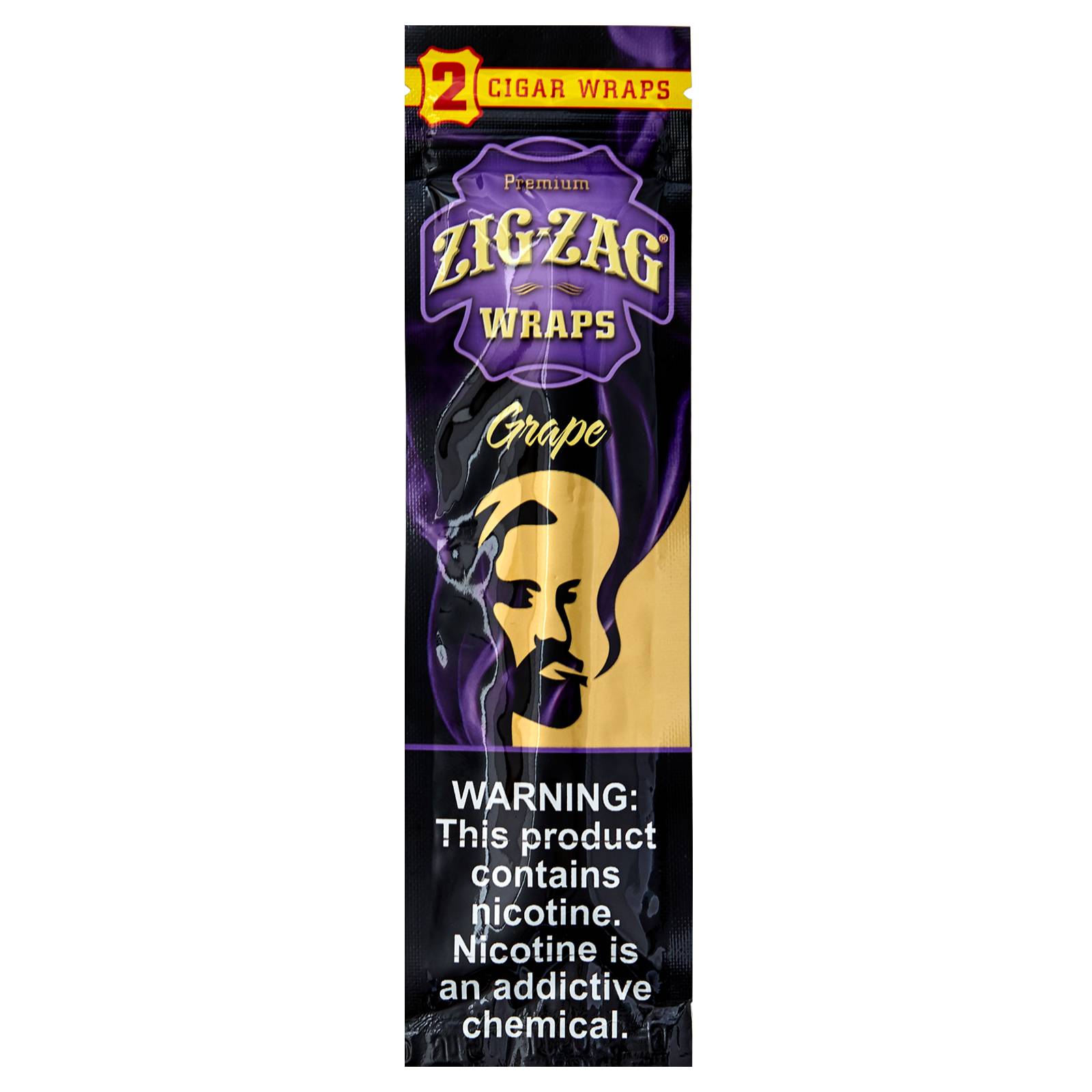 Zig Zag Grape Blunt Wraps 2ct