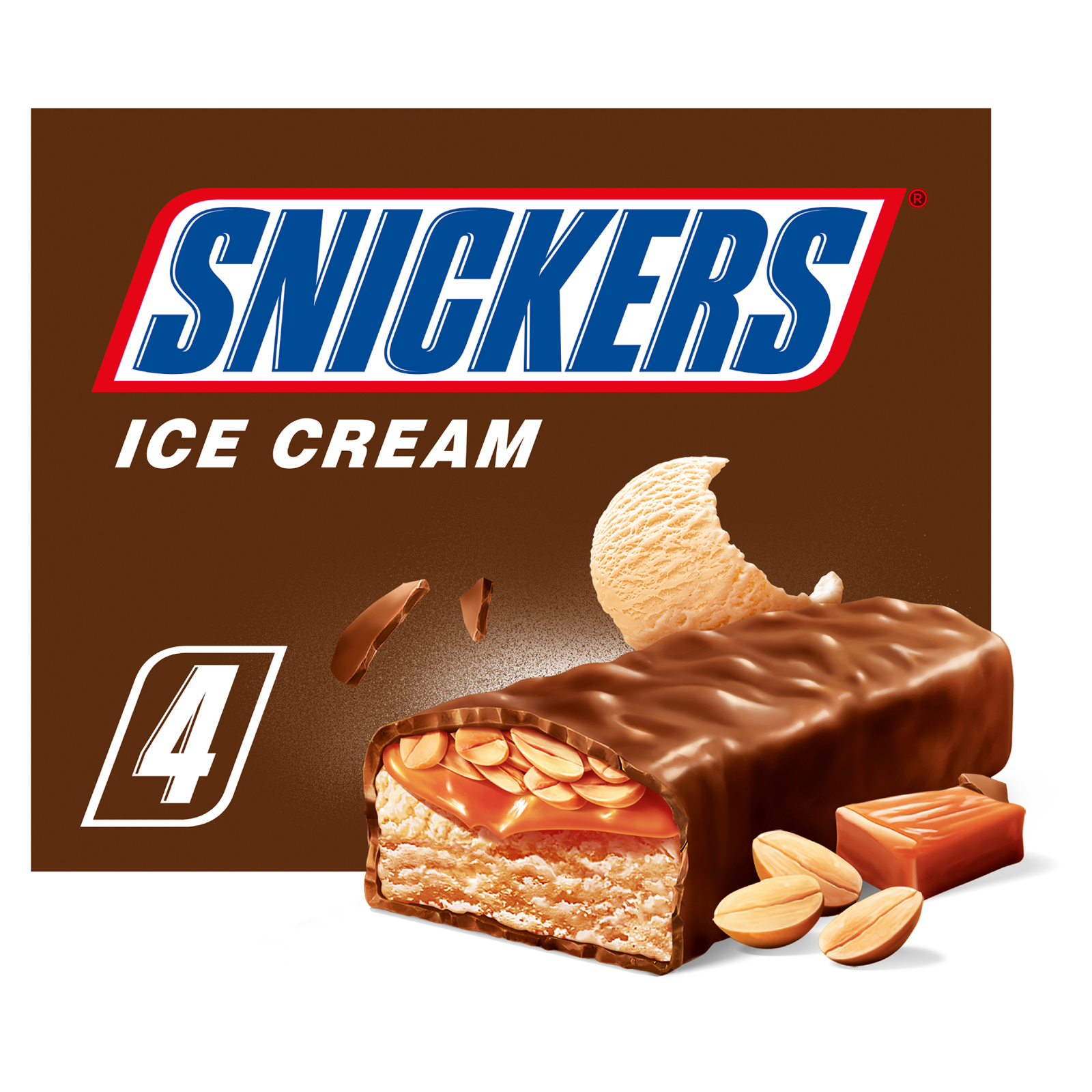 Snickers Ice Cream, 4 x 53ml