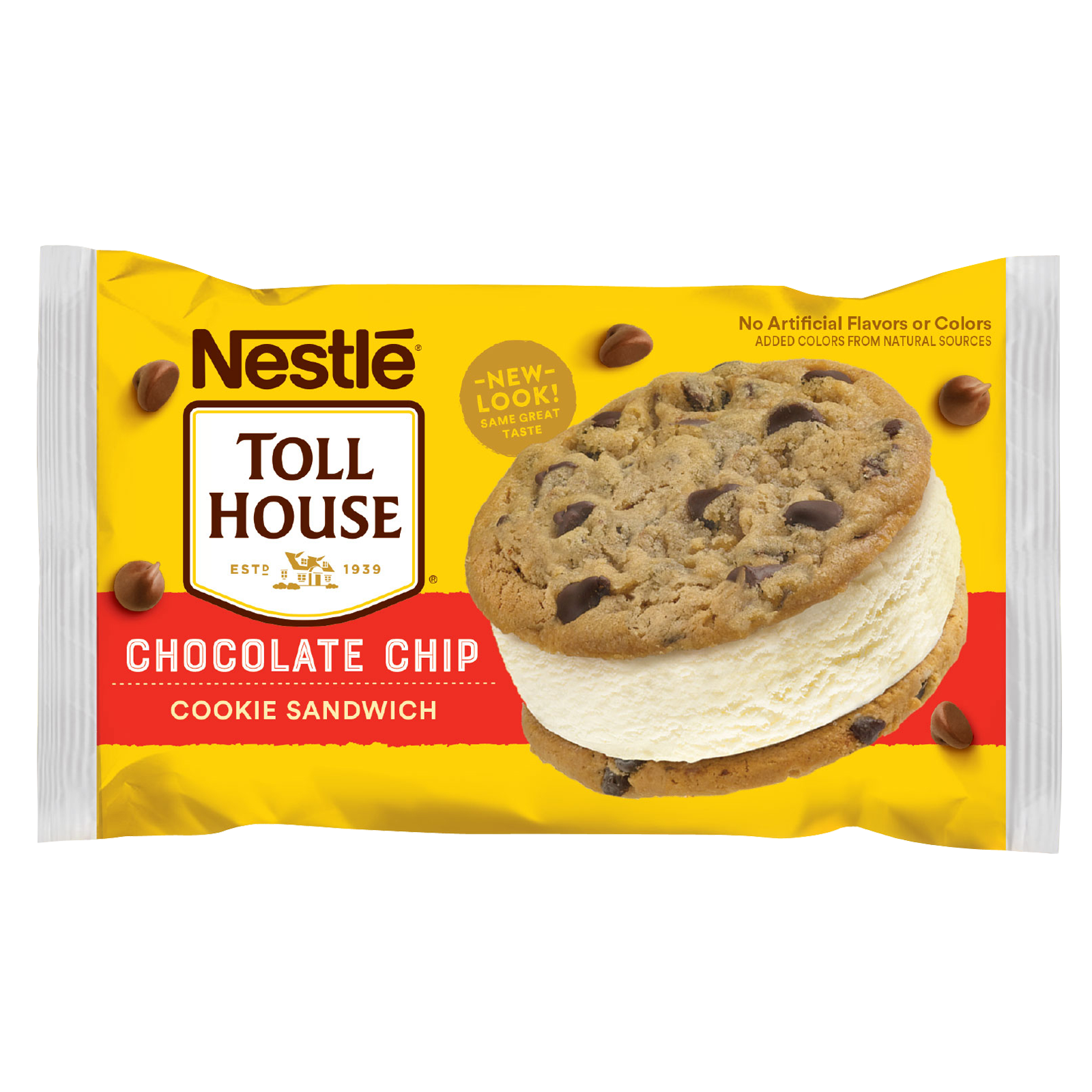 Nestle Toll House Chocolate Chip Ice Cream Sandwich 1ct