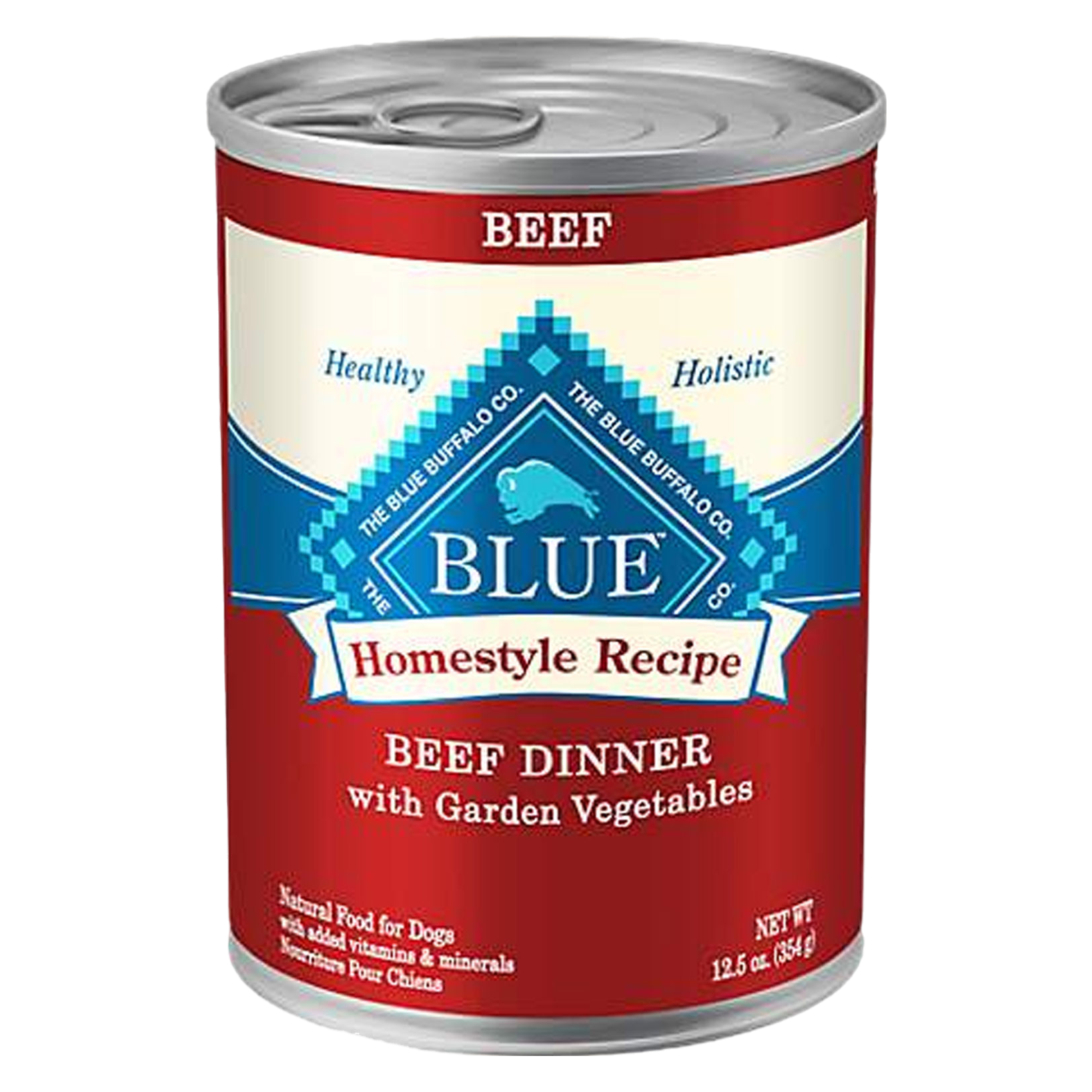 Blue Buffalo Homestyle Recipe Beef Dog Food 12.5oz