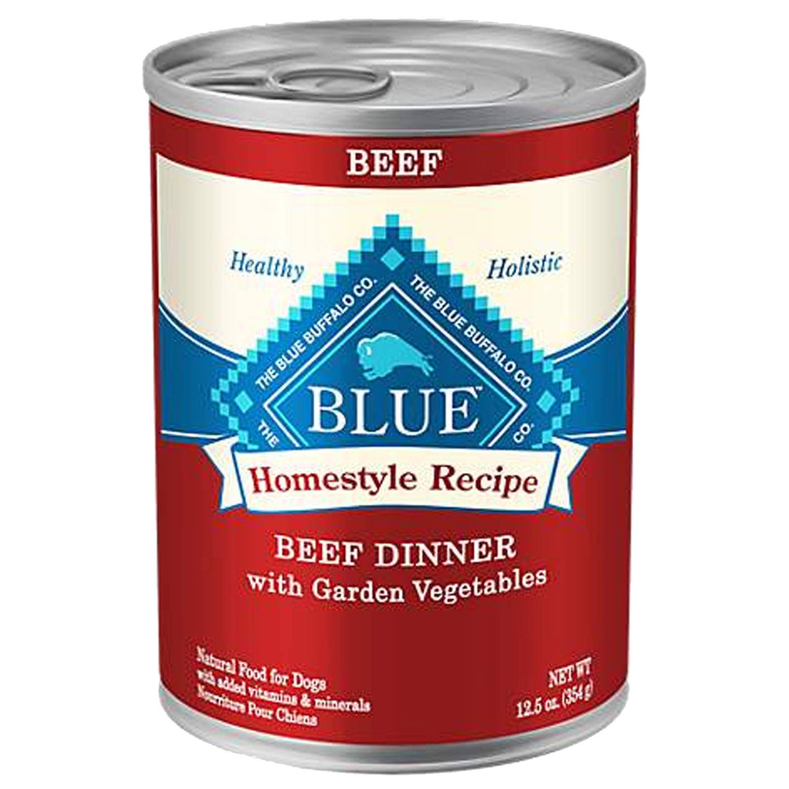 Blue Buffalo Homestyle Recipe Beef Dog Food 12.5oz
