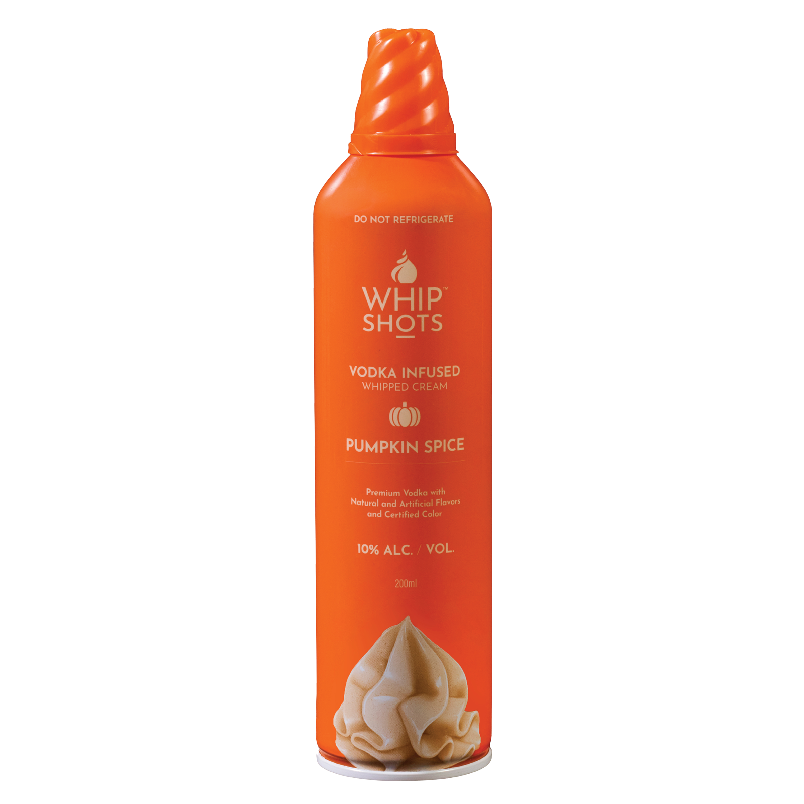 Whipshots Pumpkin Spice Vodka Infused Whipped Cream 200ml (20 Proof)