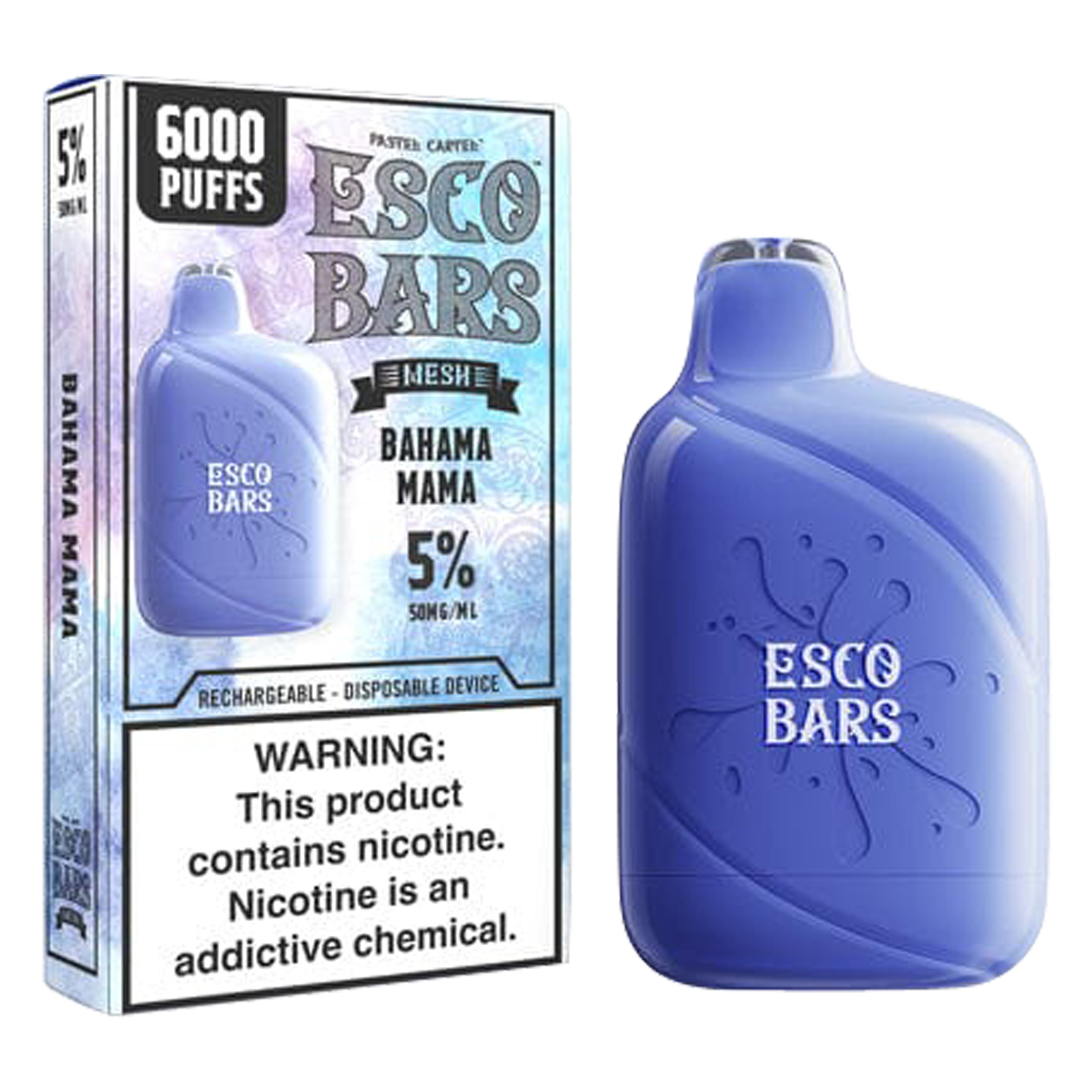 Esco Bars Bahama Mama Disposable Vape 6000 Puff