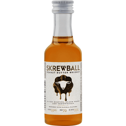 Skrewball Peanut Butter Whiskey 50ml (70 Proof)