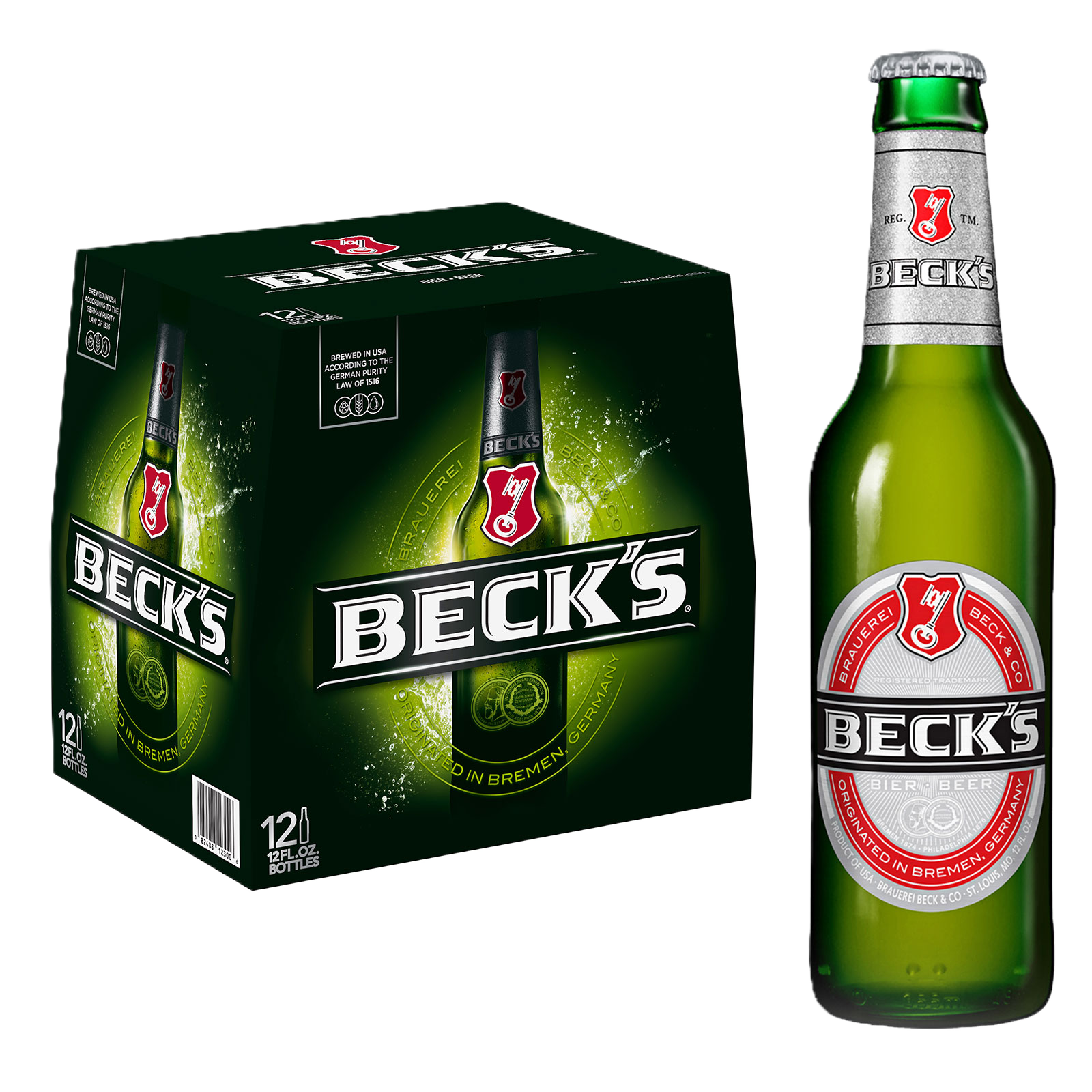 Beck's 12pk 12oz Btl 5.0% ABV