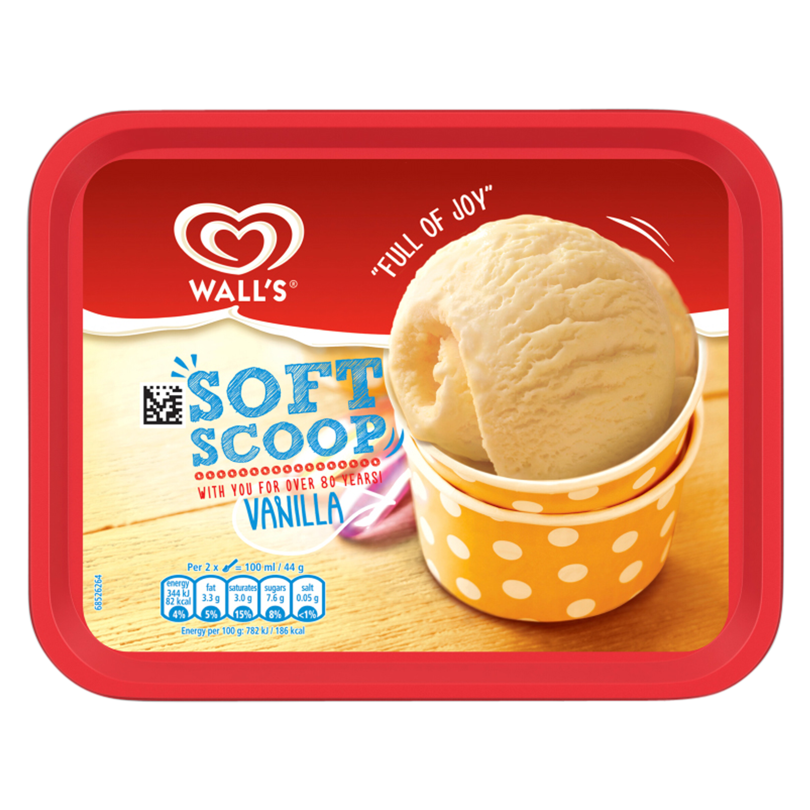 Wall's Soft Scoop Vanilla, 1.8L