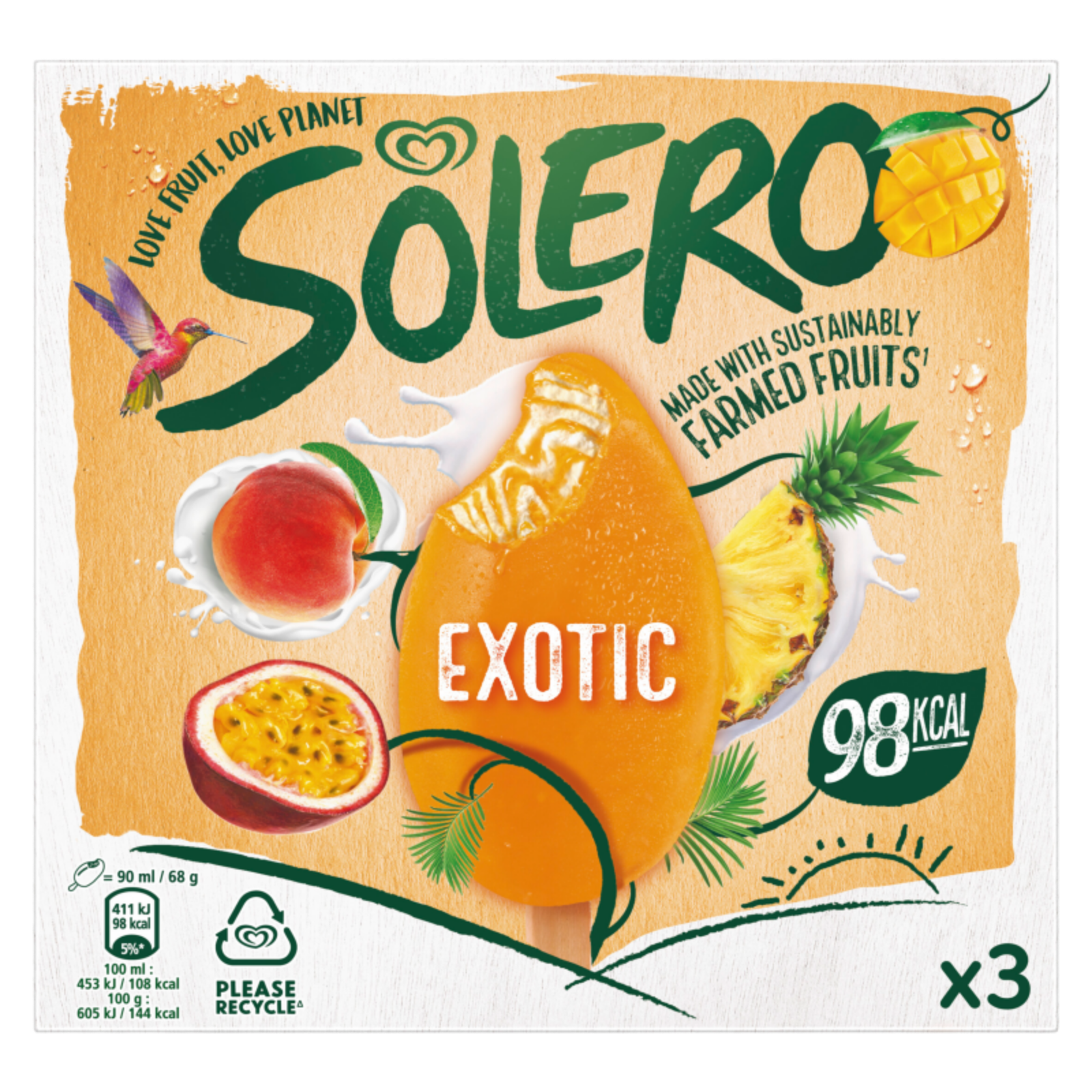 Solero Exotic, 3 x 90ml