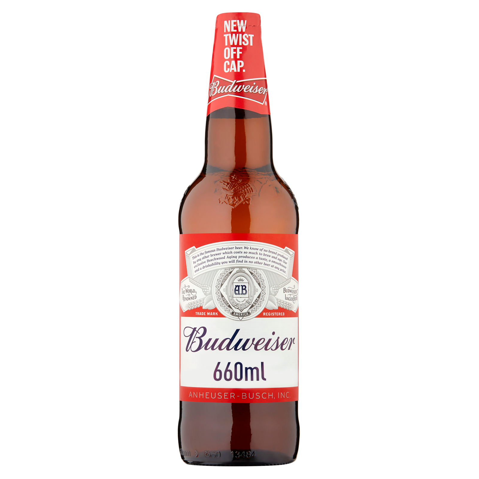 Budweiser Lager Beer, 660ml