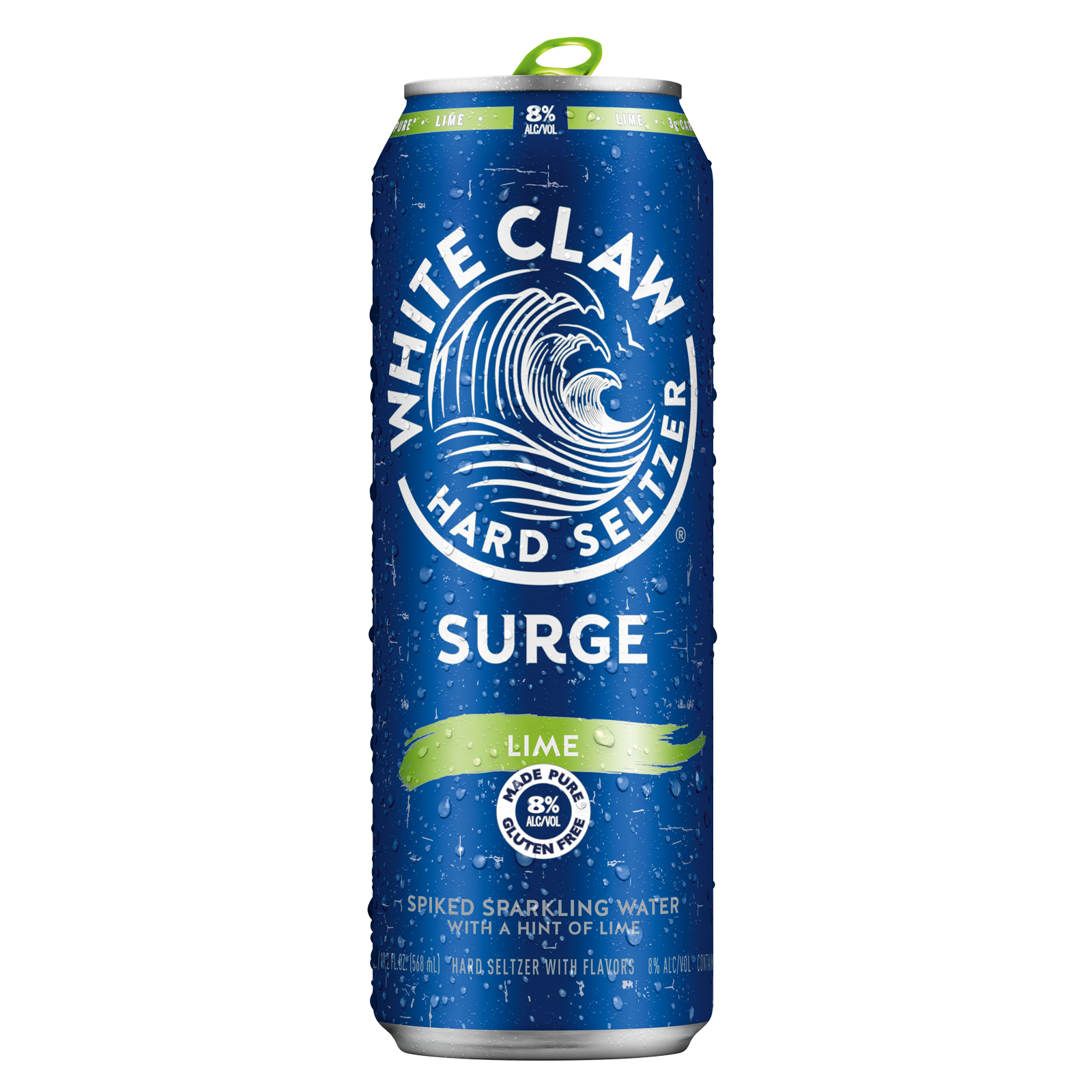 White Claw Hard Seltzer Surge Lime Single 19.2oz Can 8% ABV