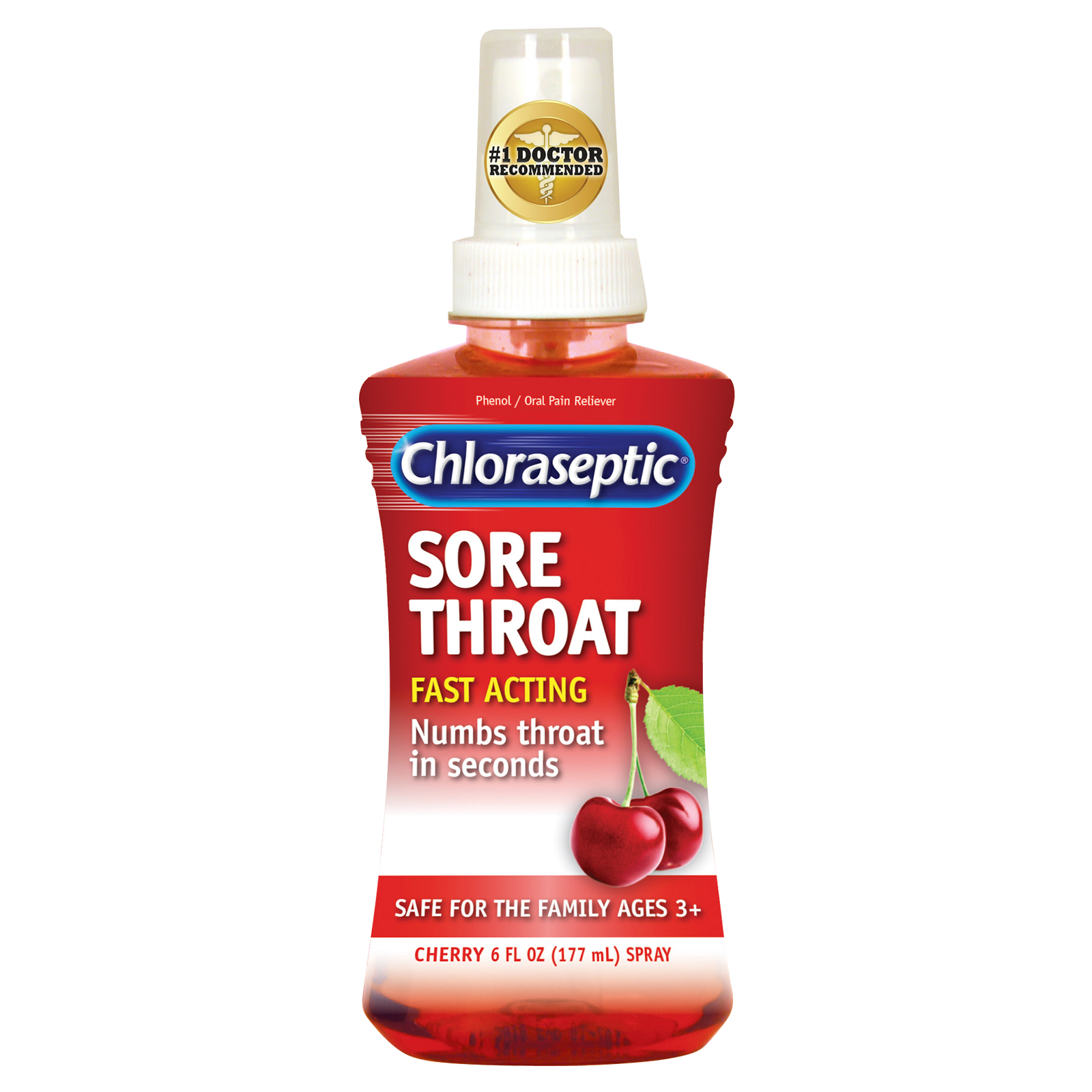 Chloraseptic Sore Throat Spray Cherry 6oz