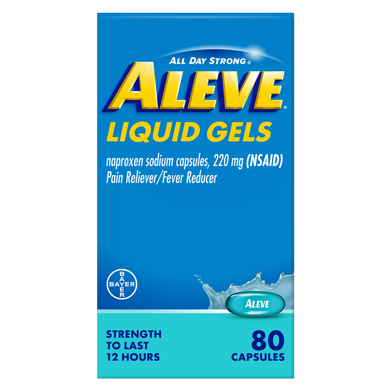 Aleve Liquid Gels 80ct