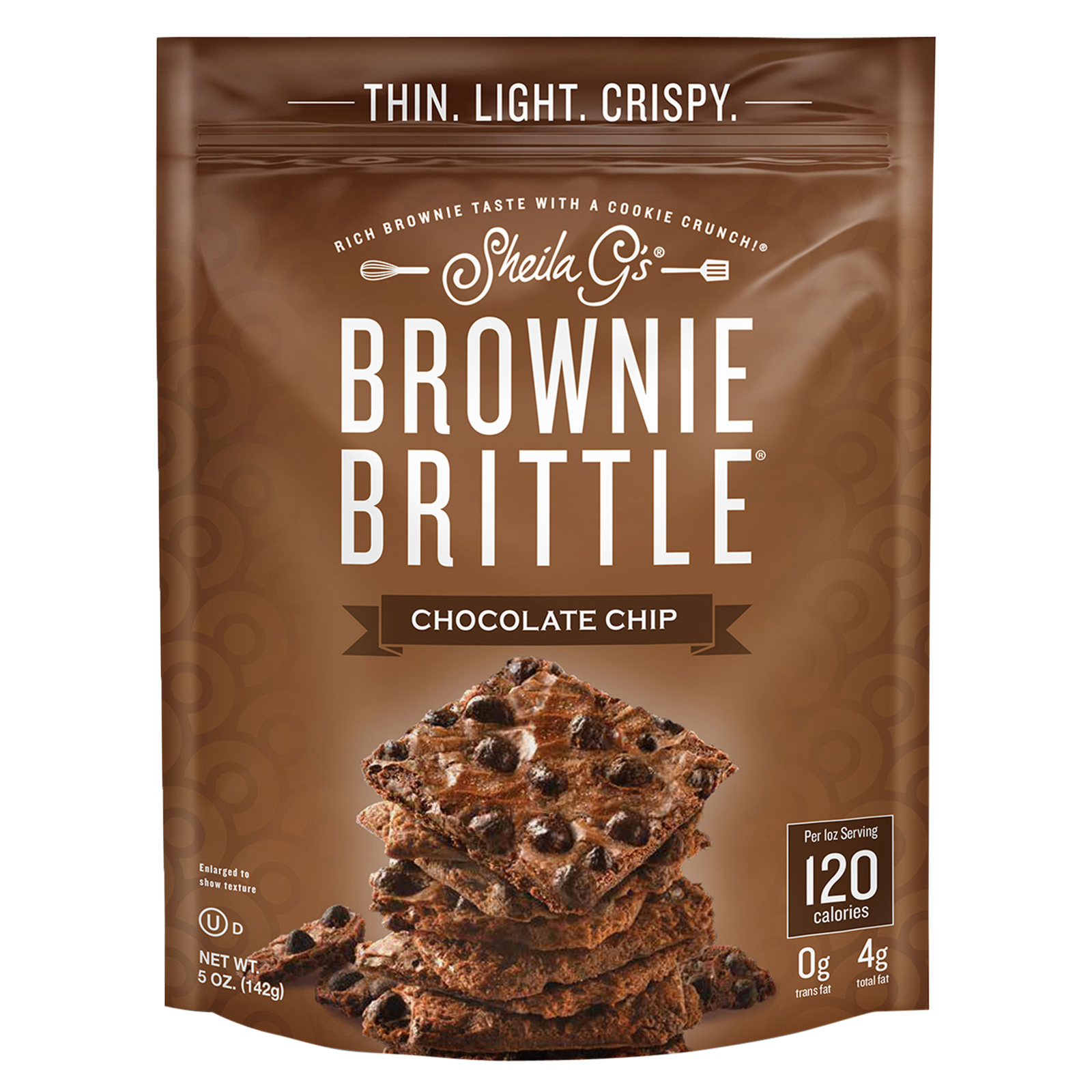 Sheila G's Chocolate Chip Brownie Brittle 5oz