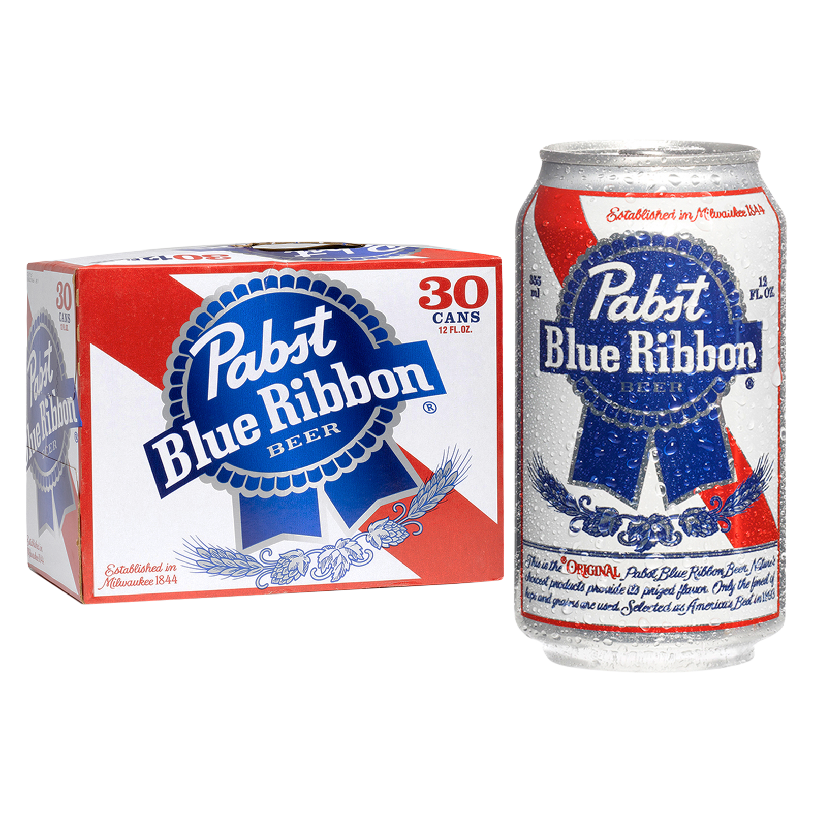 Pabst Blue Ribbon 30pk 12oz Can 4.6% ABV
