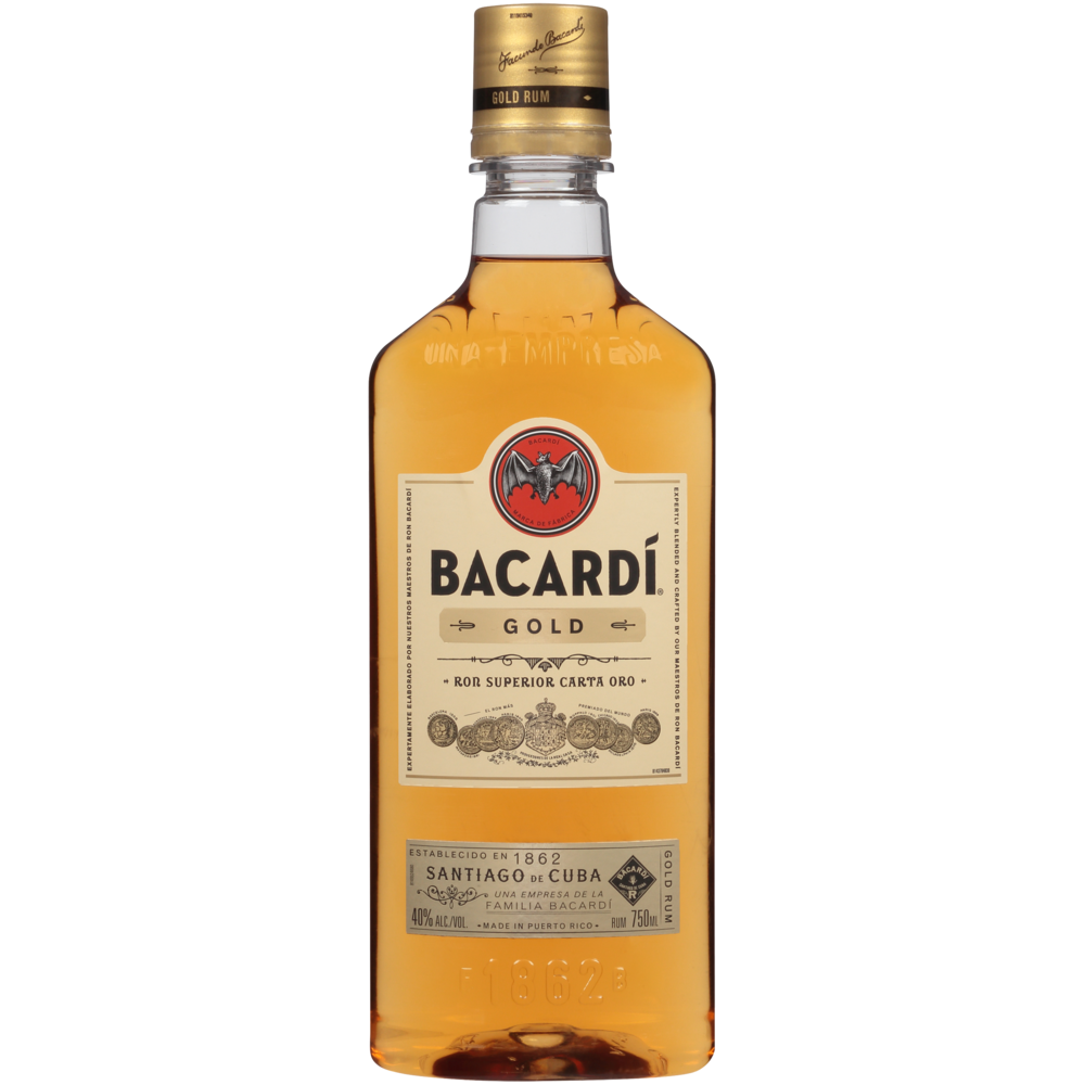 Bacardi Gold Rum 750ml (80 proof)
