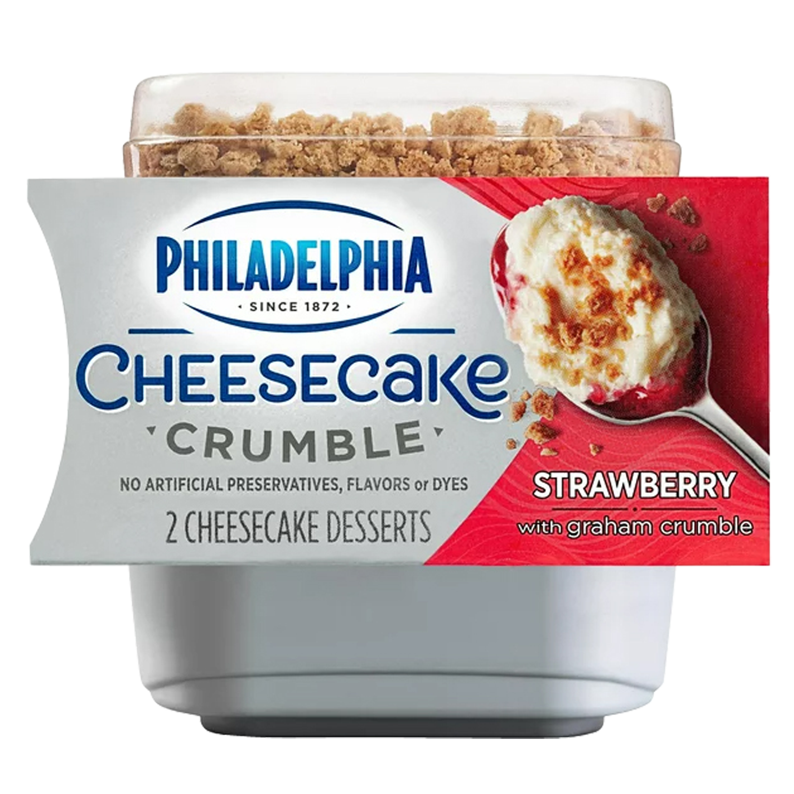 Philadelphia Strawberry Cheesecake Crumble  - 2ct/6.6oz