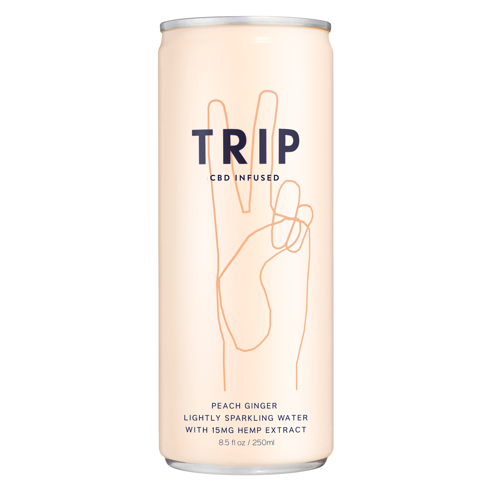 TRIP Peach Ginger CBD Infused Drink 8.5oz