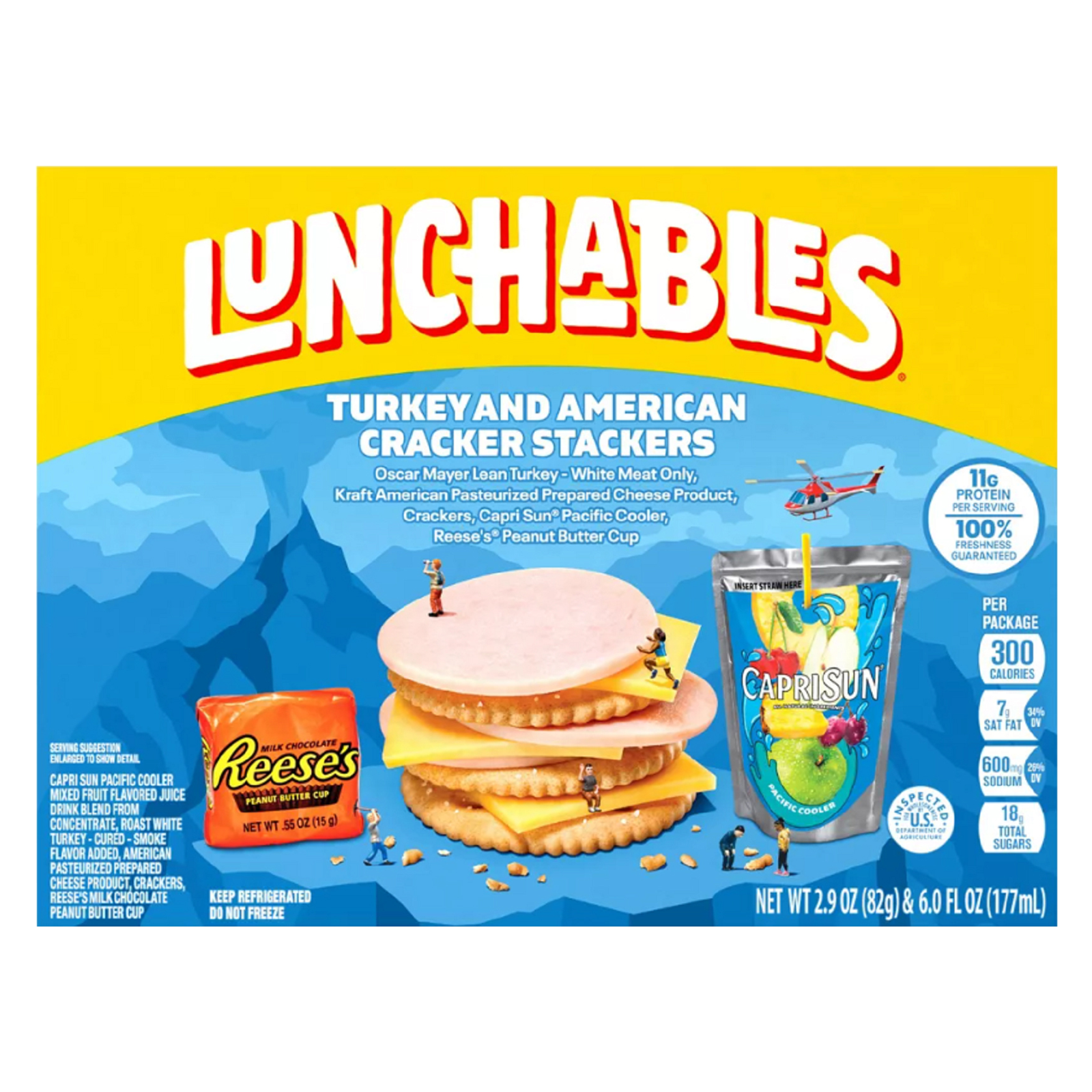 Lunchables Turkey & American Cheese Lunch Combinations with Caprisun - 8.9oz
