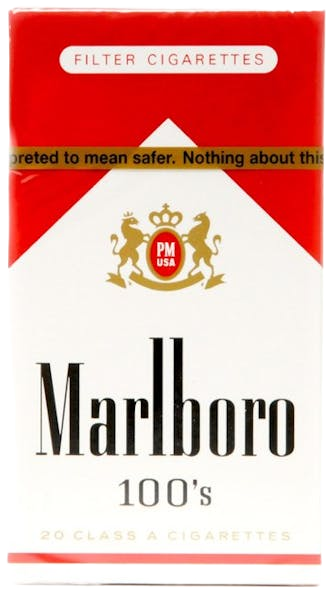 Marlboro 100s Cigarettes 20ct Box 1pk