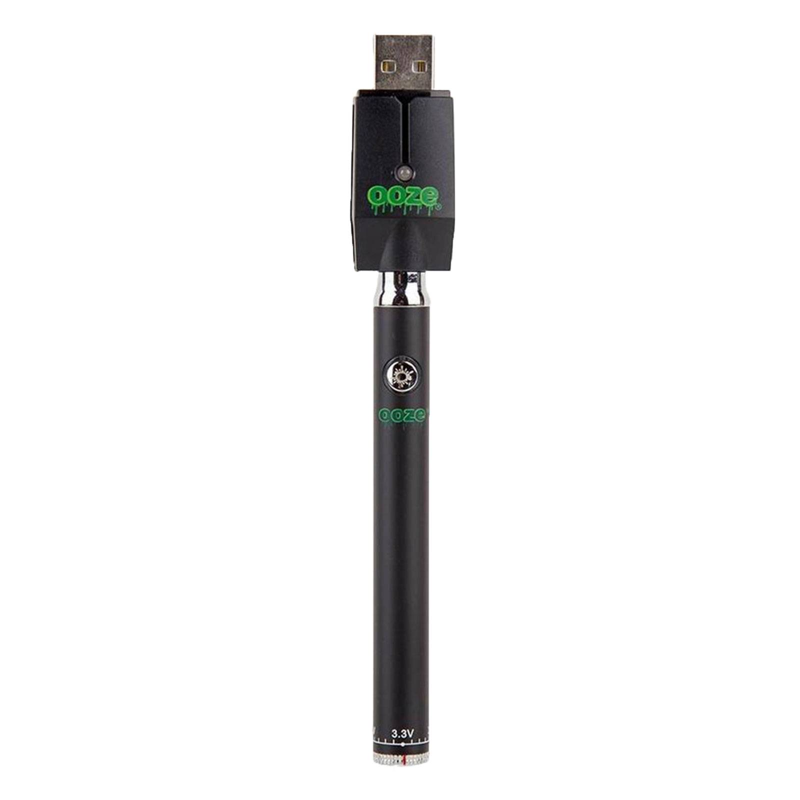 Ooze Black Slim Pen Twist Battery + Smart USB