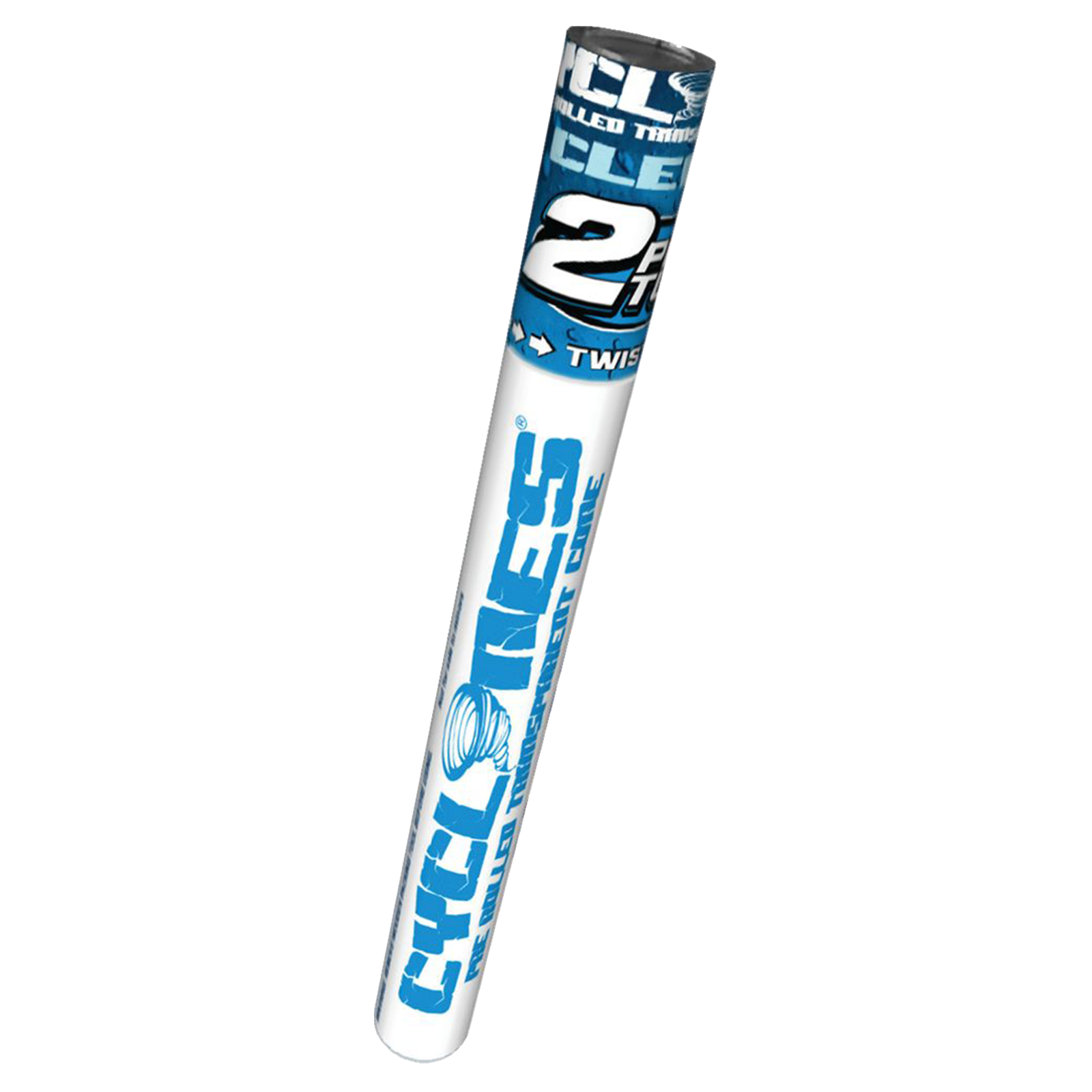 Cyclone Blue Chill Transparent Pre-Rolled Cones