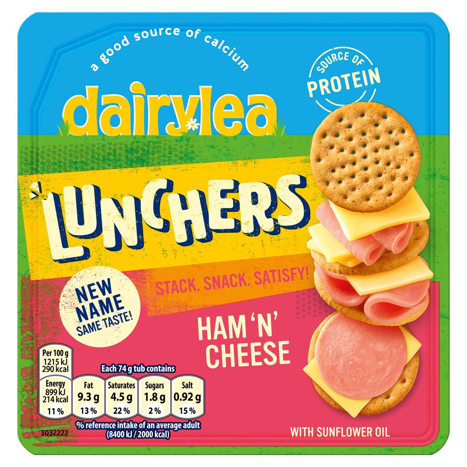 Dairylea Lunchers Ham & Cheese, 74g