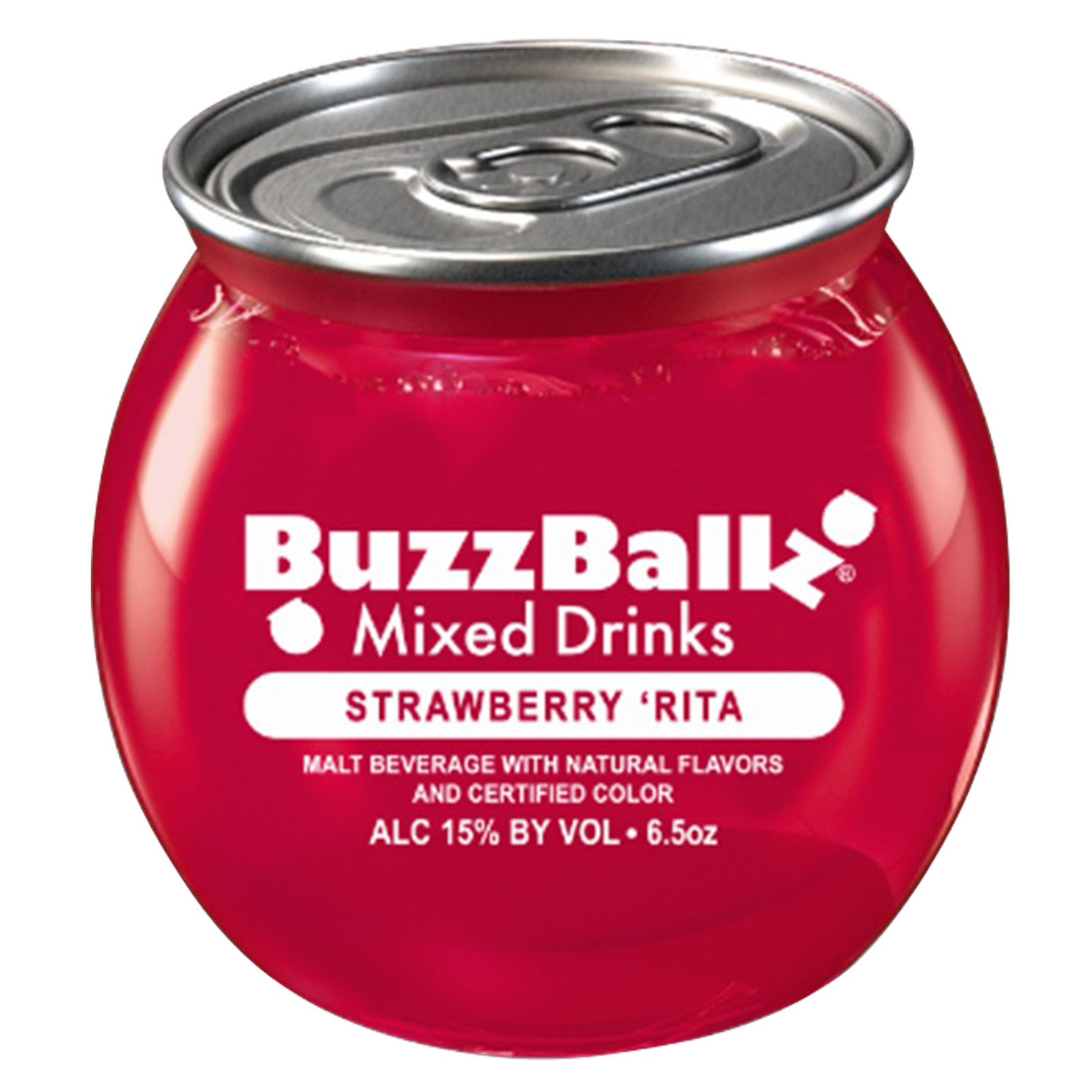 BuzzBallz Strawberry 'Rita Single 6.5oz Can 15% ABV