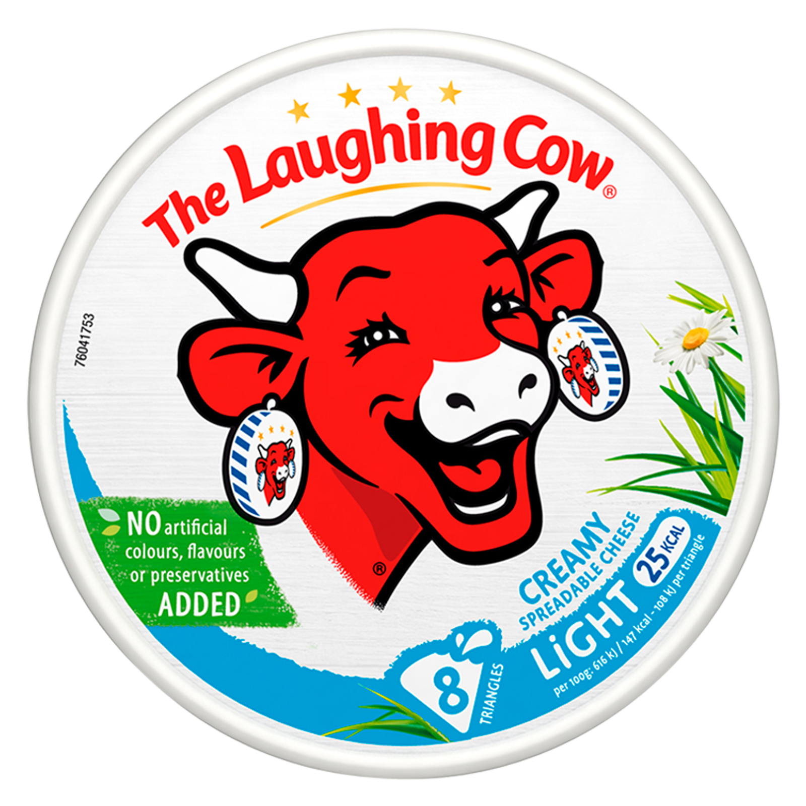 Laughing Cow Light 8 Cheese Spread Triangles, 133g
