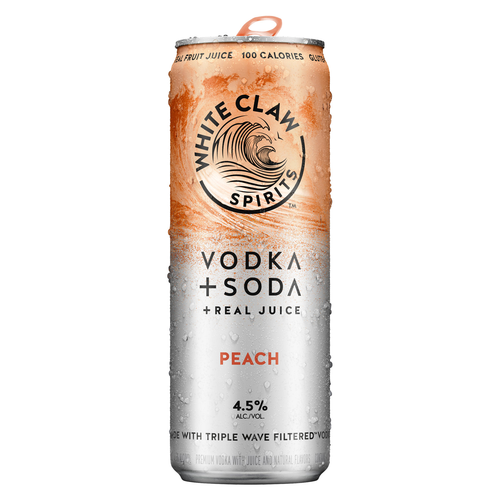White Claw Vodka + Soda Peach 12oz Can 4.5% ABV