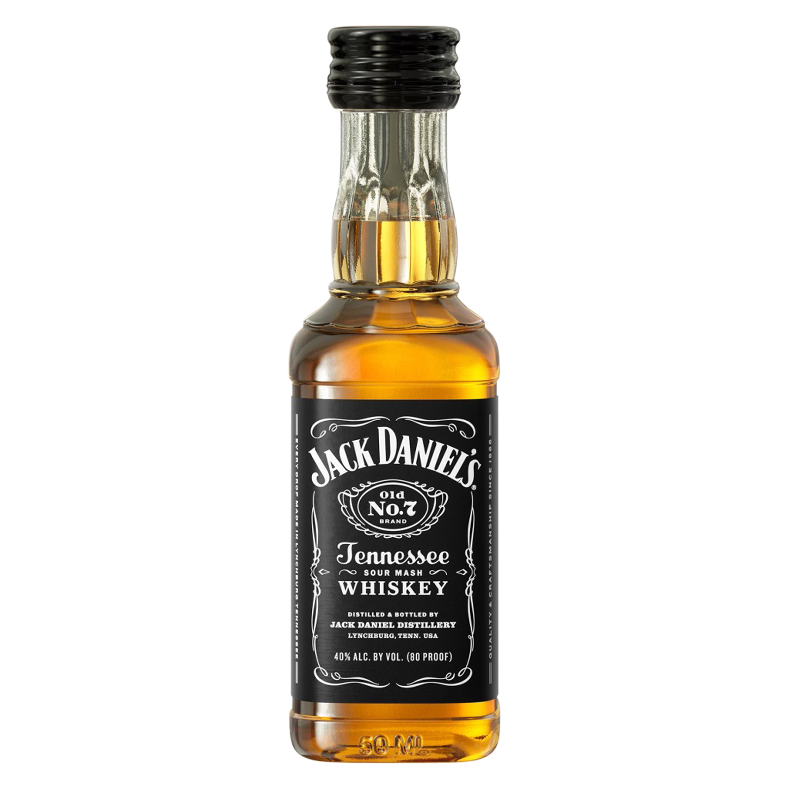Jack Daniel's Black Tennessee Whiskey 50ml (80 Proof)