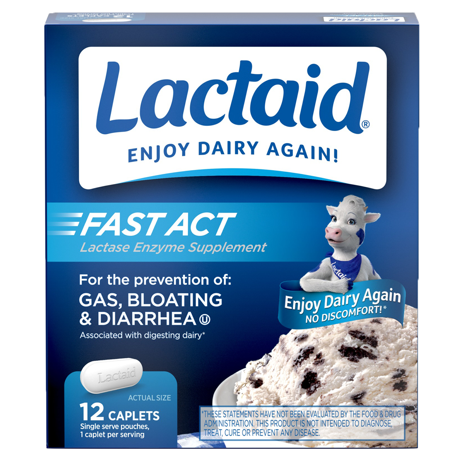 Lactaid Fast Act Caplets 12ct