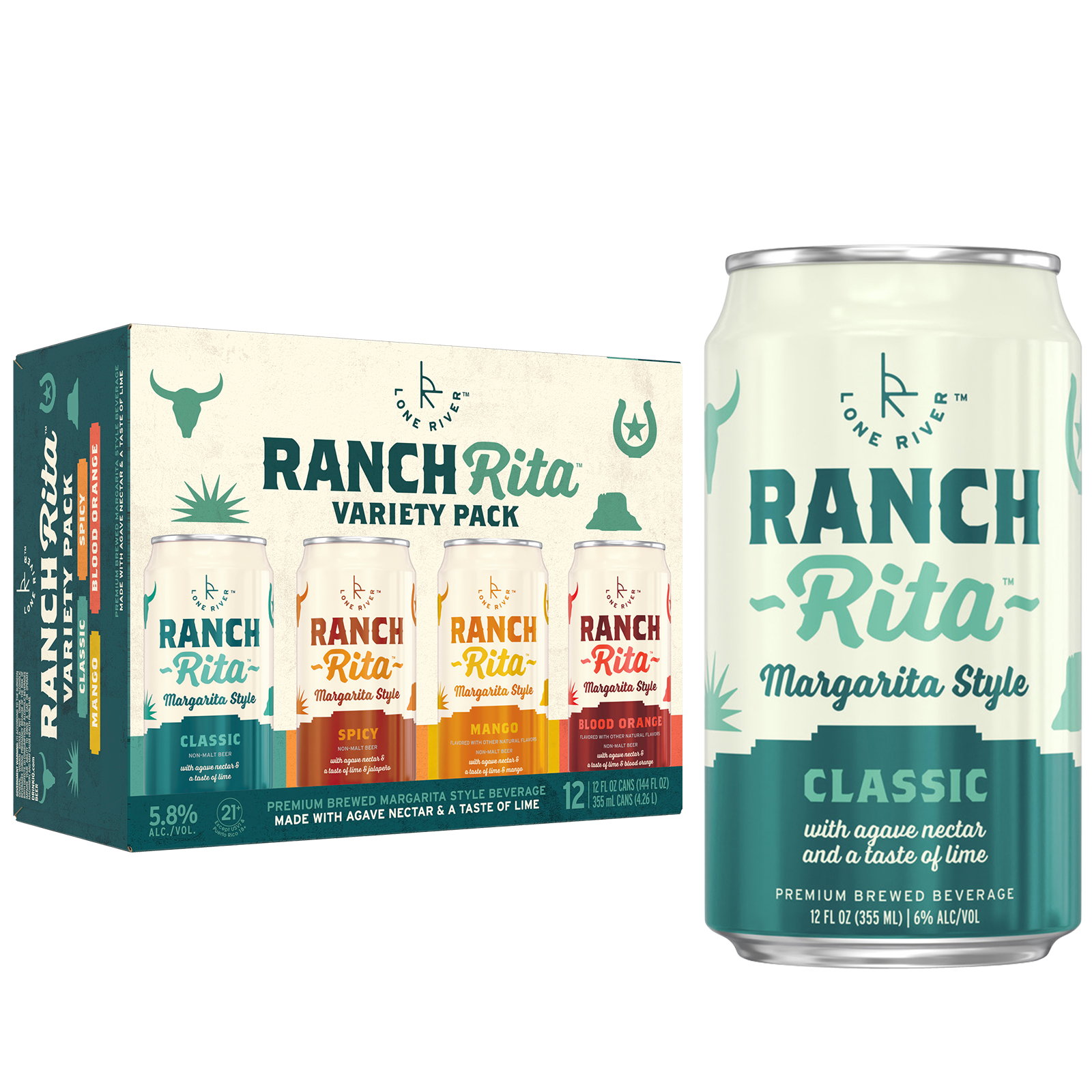 Lone River Ranch Rita Variety 12pk 12oz Can  5.8% ABV