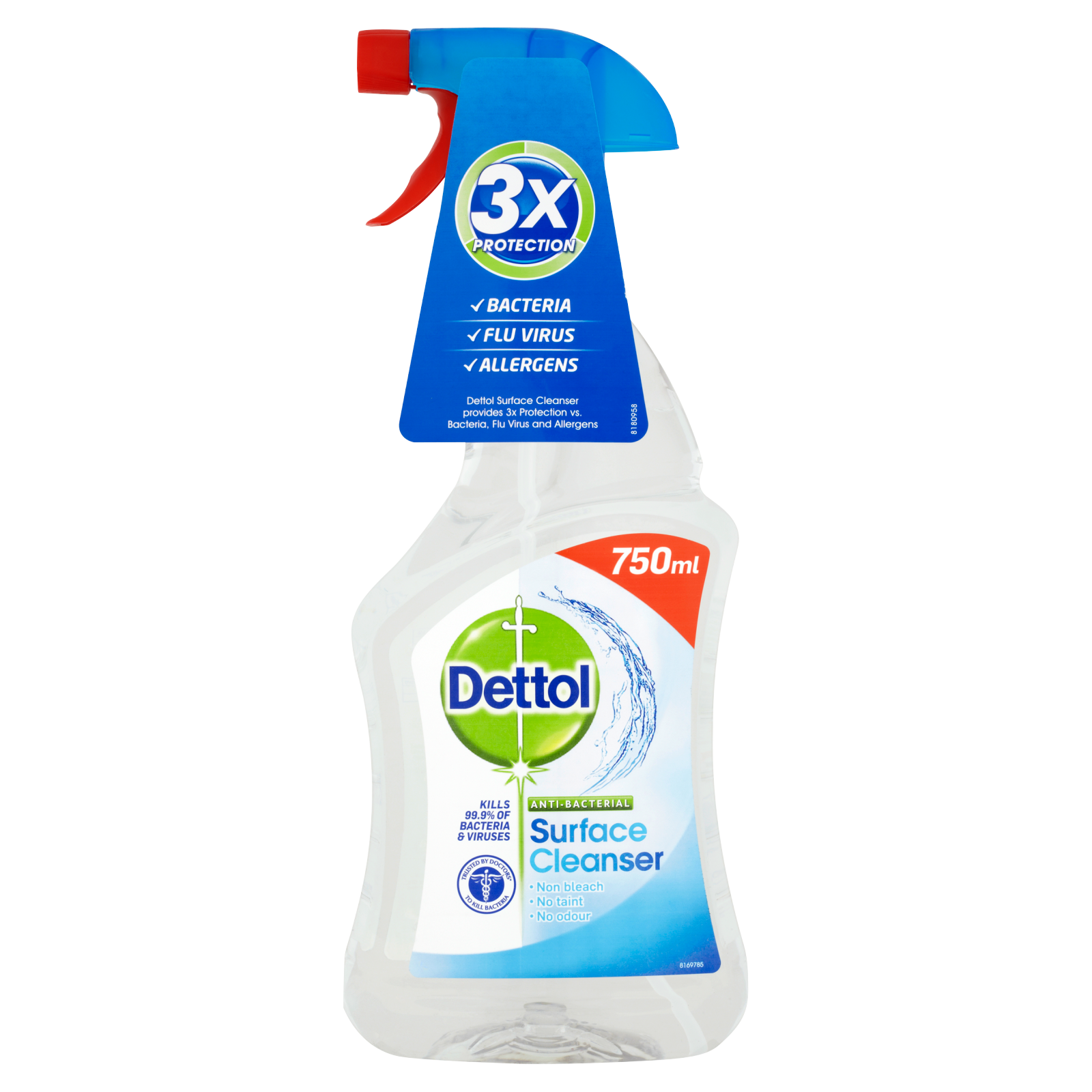 Dettol Antibacterial Surface Cleanser Spray, 750ml