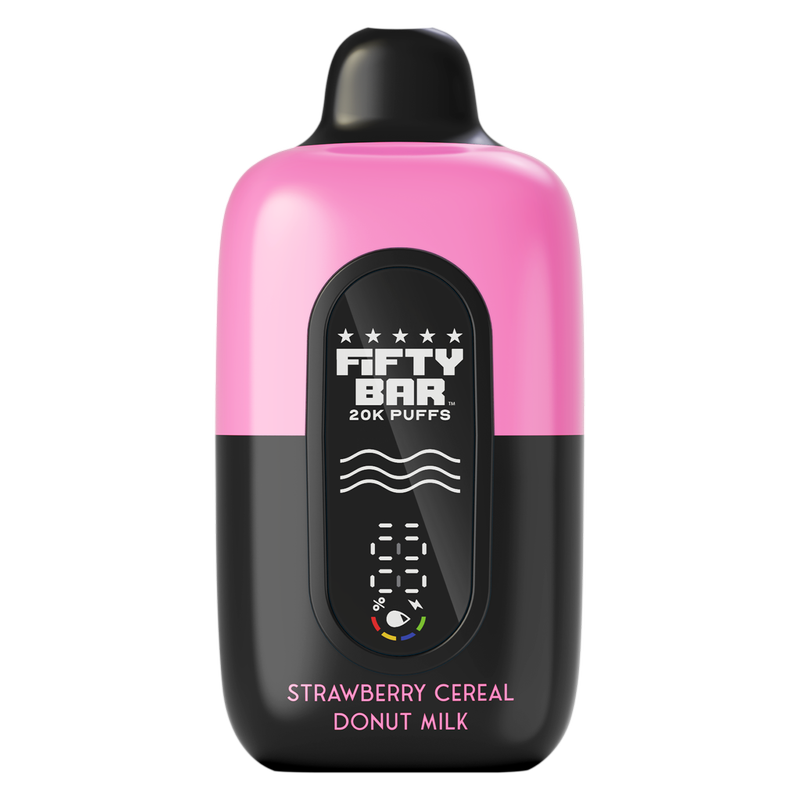 muss vape Fruitia X Fifty Bar 20K Disposable Vape (5%, 20000 Puffs) - Blueberry  Cereal Donut Milk