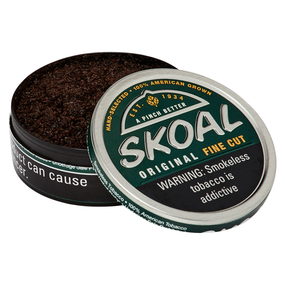 Skoal Wintergreen Original Fine Cut Chewing Tobacco 1.2oz Smoke Shop