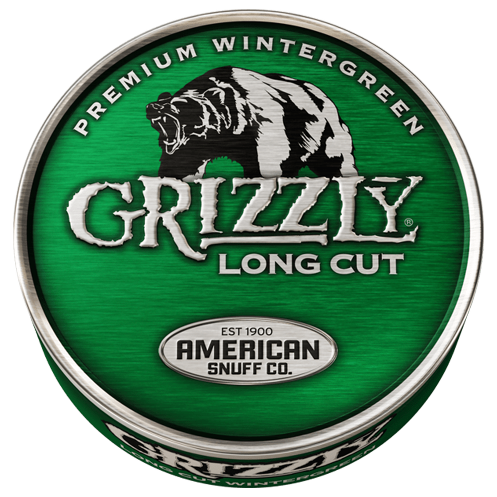 Grizzly Wintergreen Long Cut Chewing Tobacco 1.2oz Smoke Shop fast delivery by App or Online
