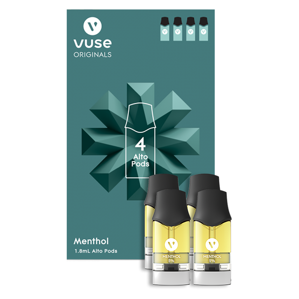 Vuse Alto Pod Menthol 5 Nicotine 4ct Delivered In As Fast As 15
