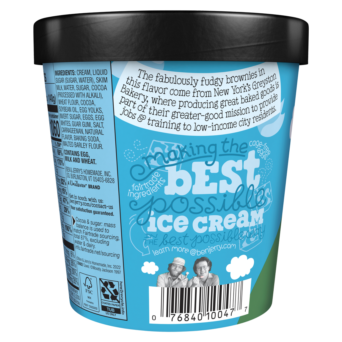 Ben & Jerry's Chocolate Fudge Brownie Ice Cream Pint Ice Cream fast