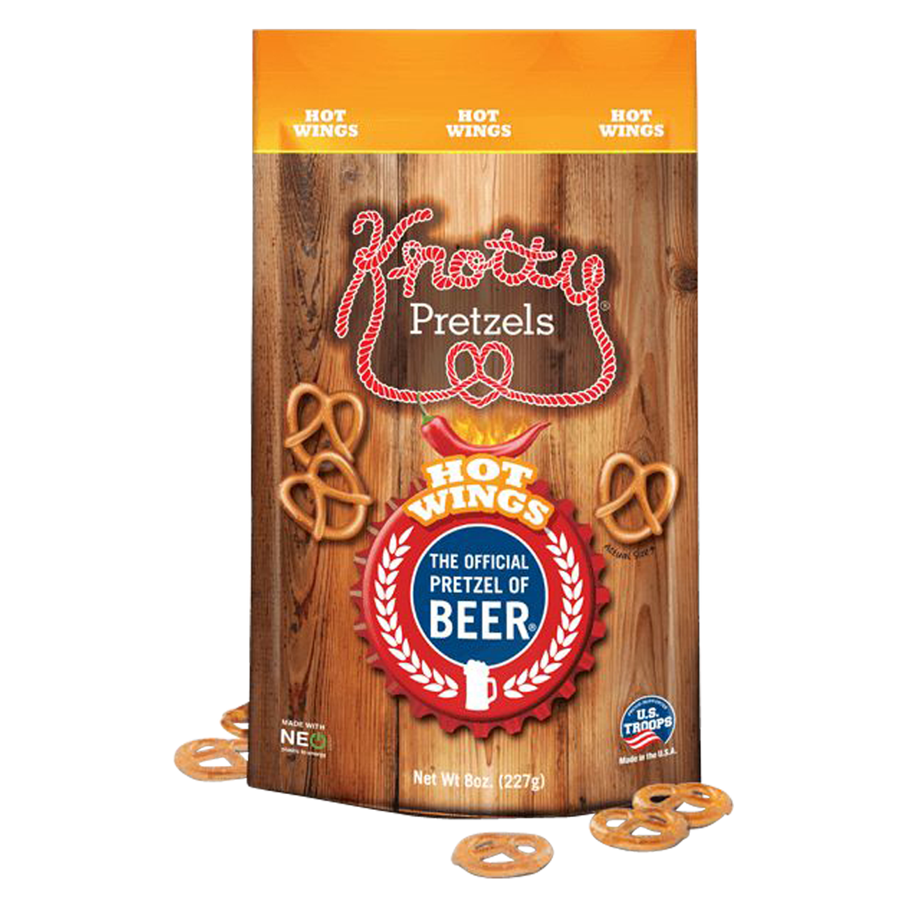Knotty Pretzels Hot Wing 8oz - Delivered In As Fast As 15 Minutes ...
