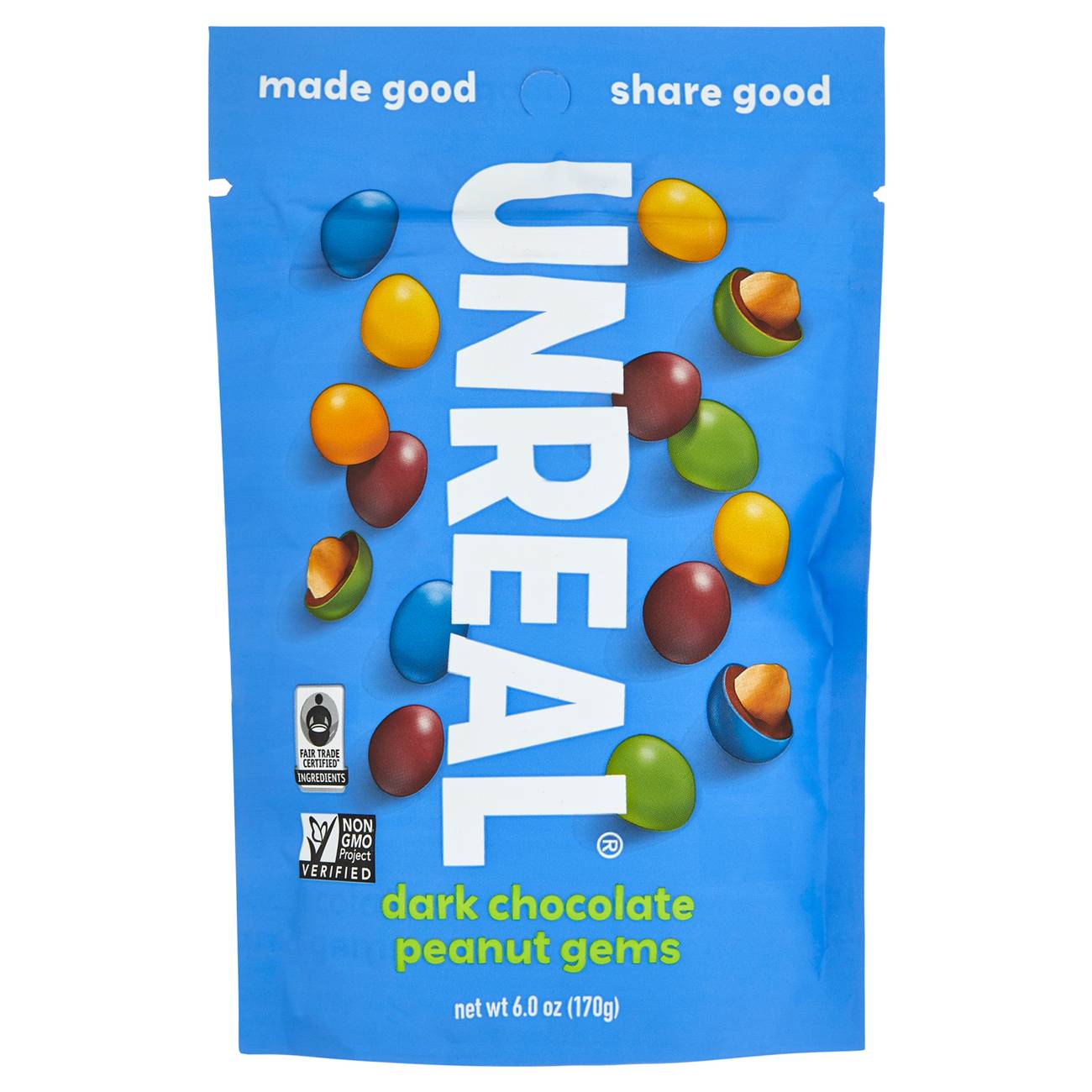 Unreal Dark Chocolate Peanut Gems 6oz Delivered In As Fast As 15 unreal-dark-chocolate-peanut-gems-6oz-delivered-in-as-fast-as-15