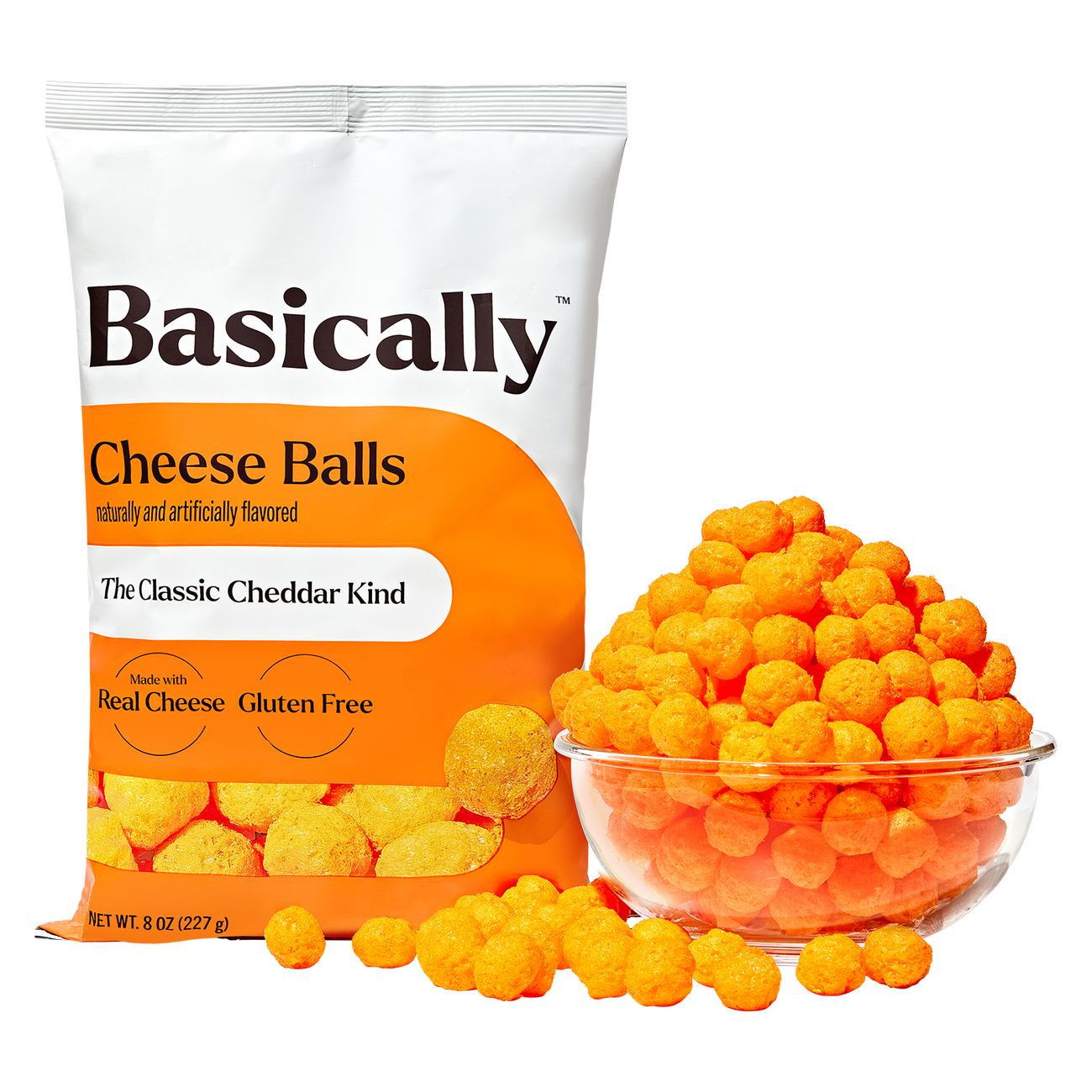 Basically Classic Cheddar Cheese Balls 8 oz - Delivered In As Fast As