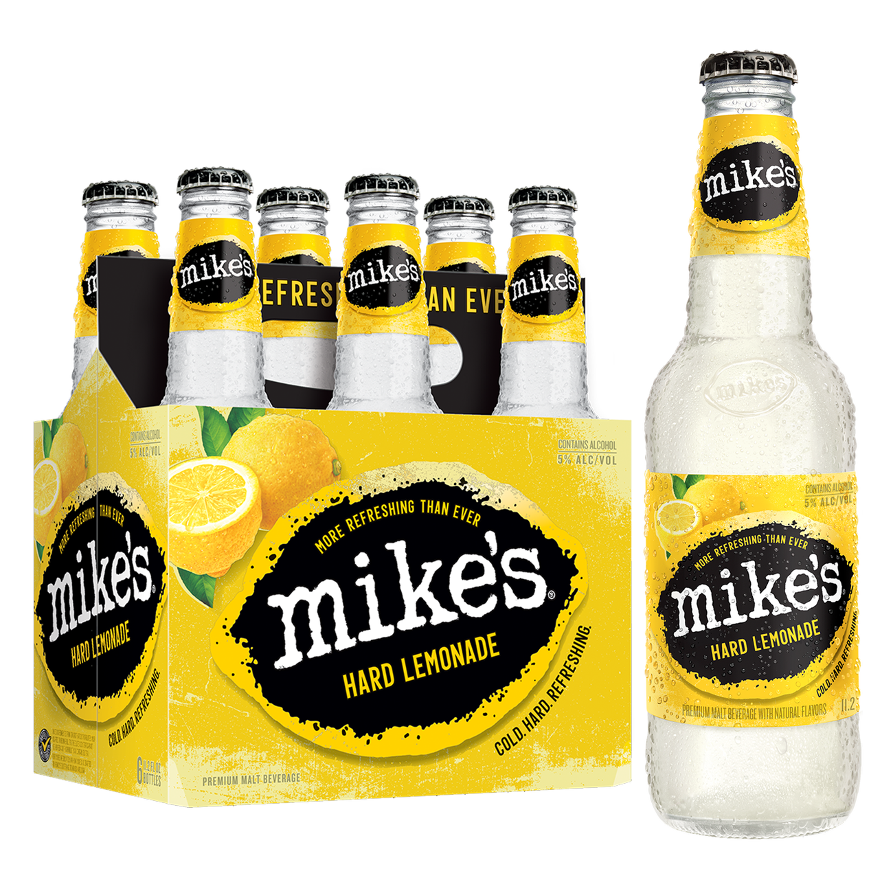 Mike's Hard Lemonade 6pk 11.2oz Btl 5.0 ABV Delivered In As Fast As